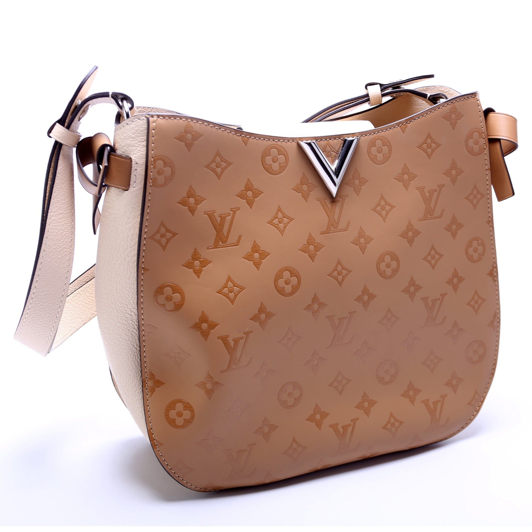 Louis Vuitton Very Hobo Calfskin Monogram Shoulder Bag