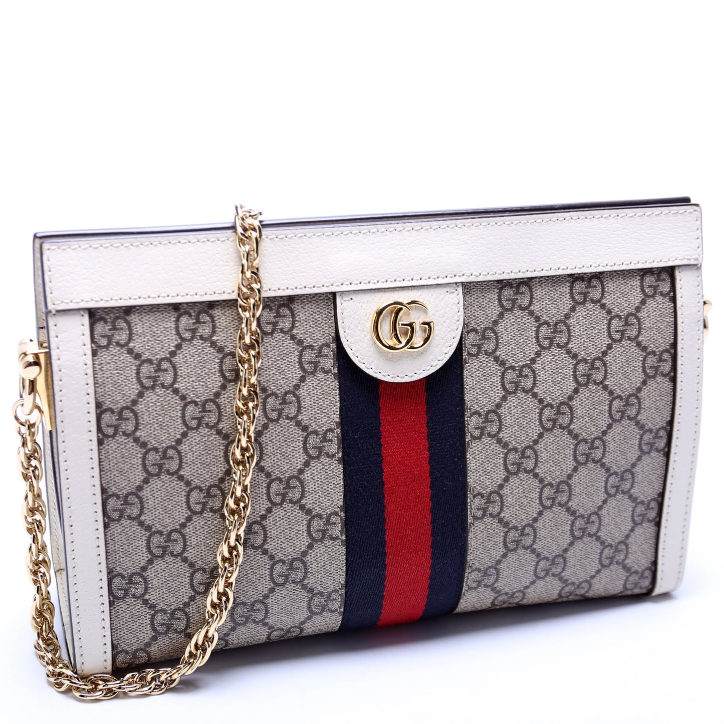Gucci GG Supreme Ophidia Small Chain Travel Bag Chain 10