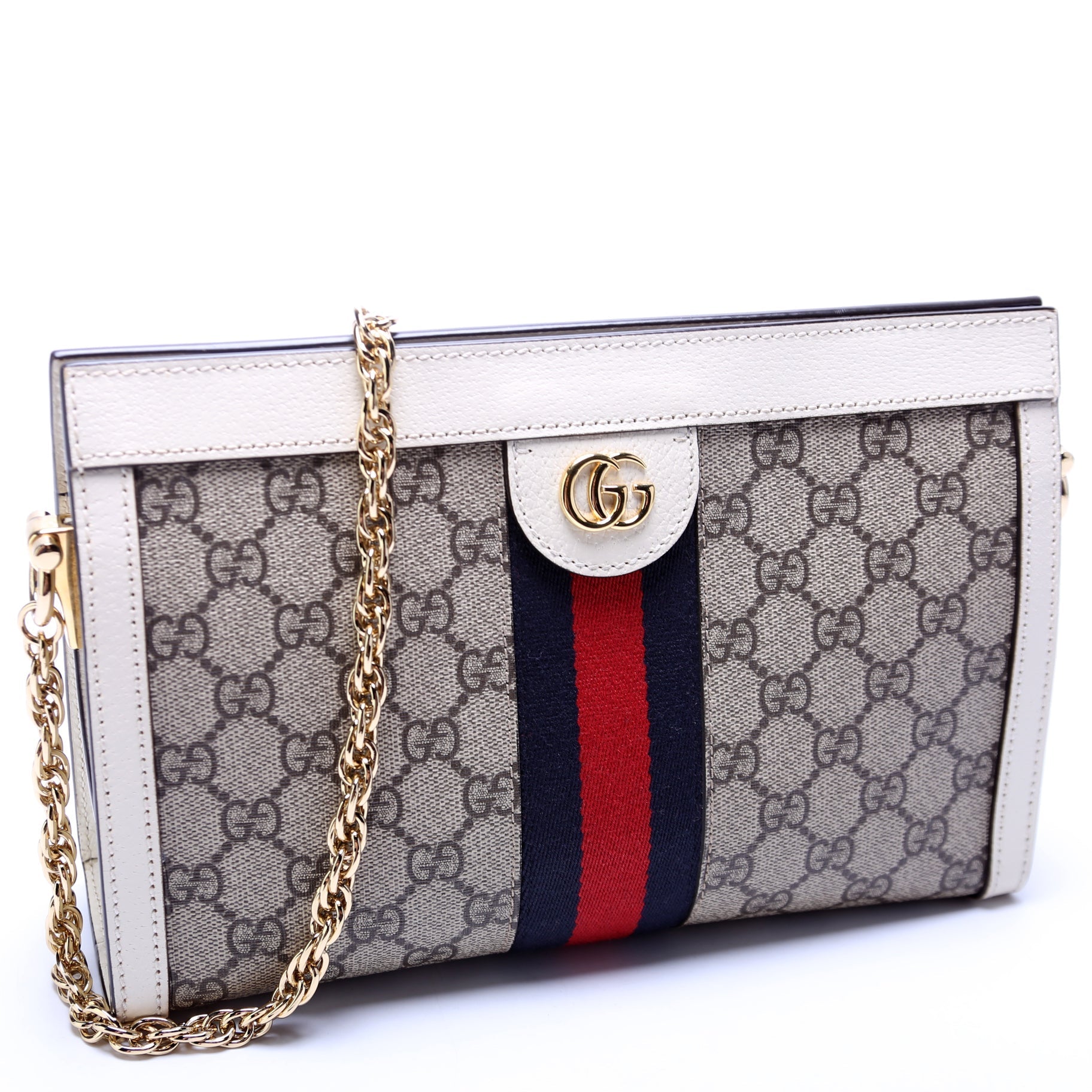 Gucci GG Supreme Ophidia Small Chain Travel Bag Chain 10