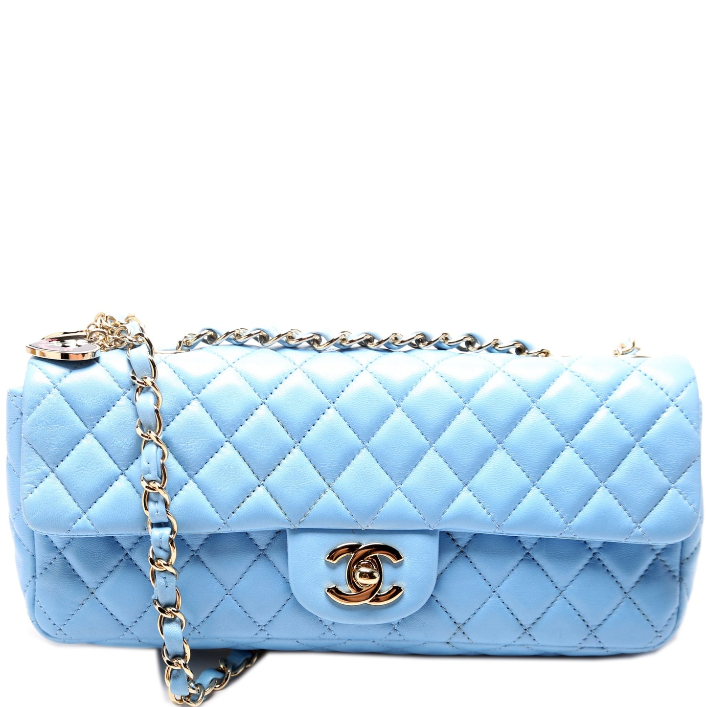 Chanel Classic E W Valentine Charms Flap Key Chain