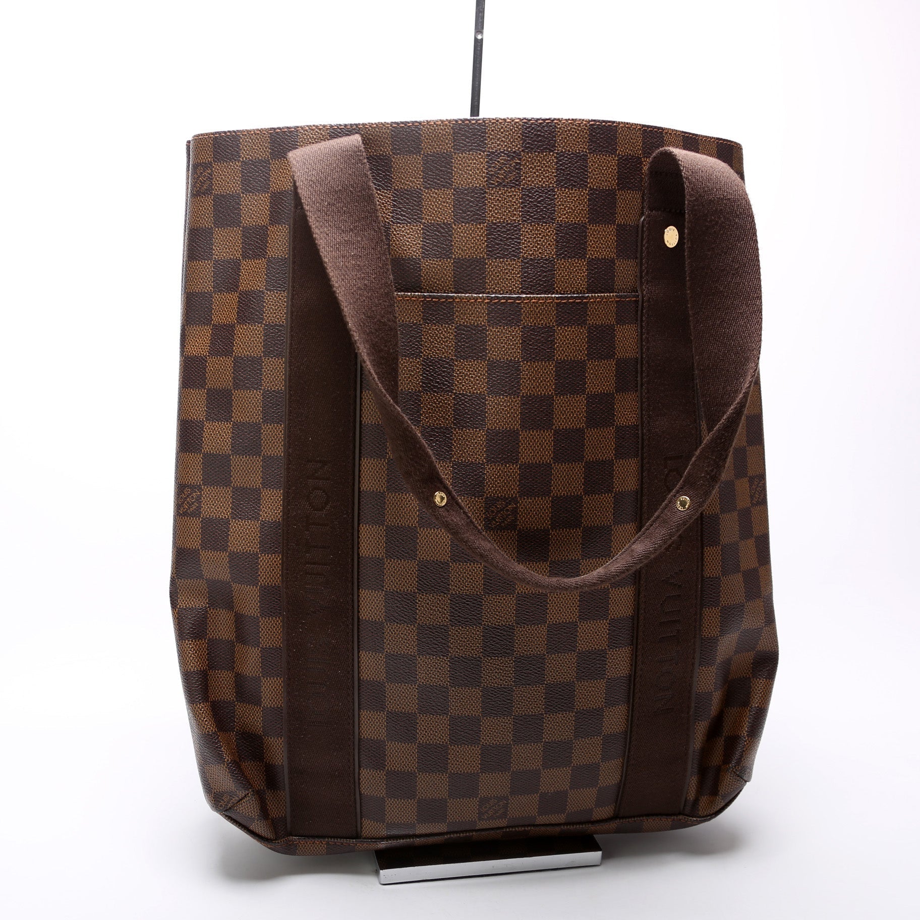 Louis Vuitton Cabas Beaubourg Ebene Damier Handbag