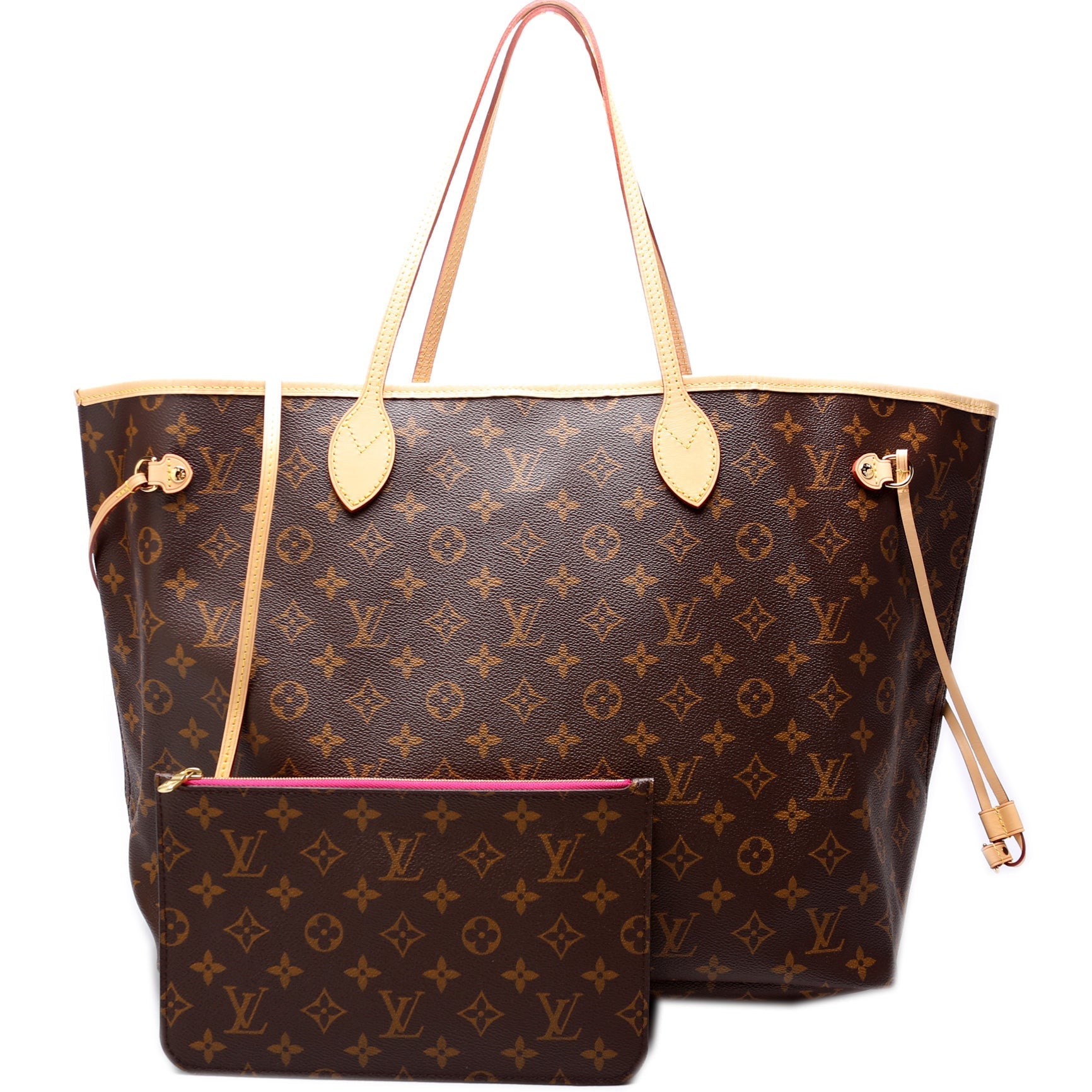 Louis Vuitton Neverfull w GM Monogram Wallet Case Monogram 7