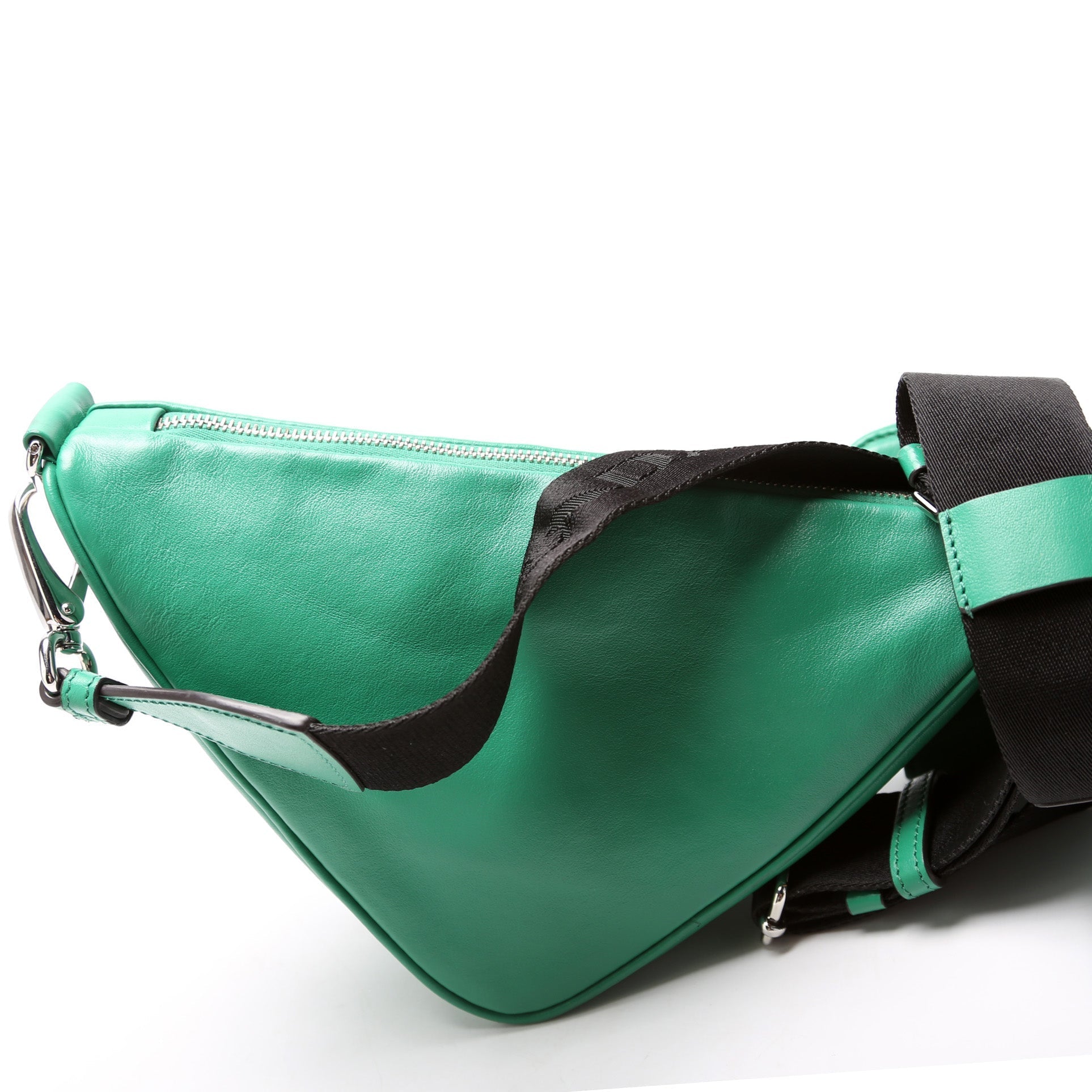 Prada Triangle Shoulder Bag Leather Logo Shoulder Bag