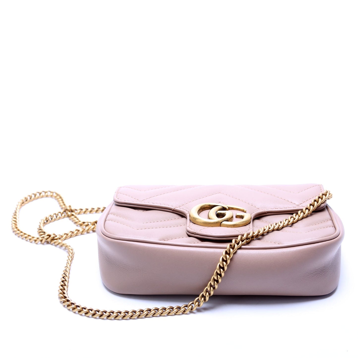 Gucci Marmont Super Mini Flap Travel Bag Flap 10
