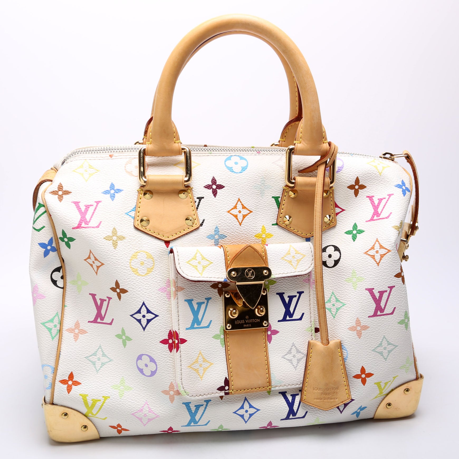 Louis Vuitton Speedy 30 Multicolor Handbag Multicolor 3