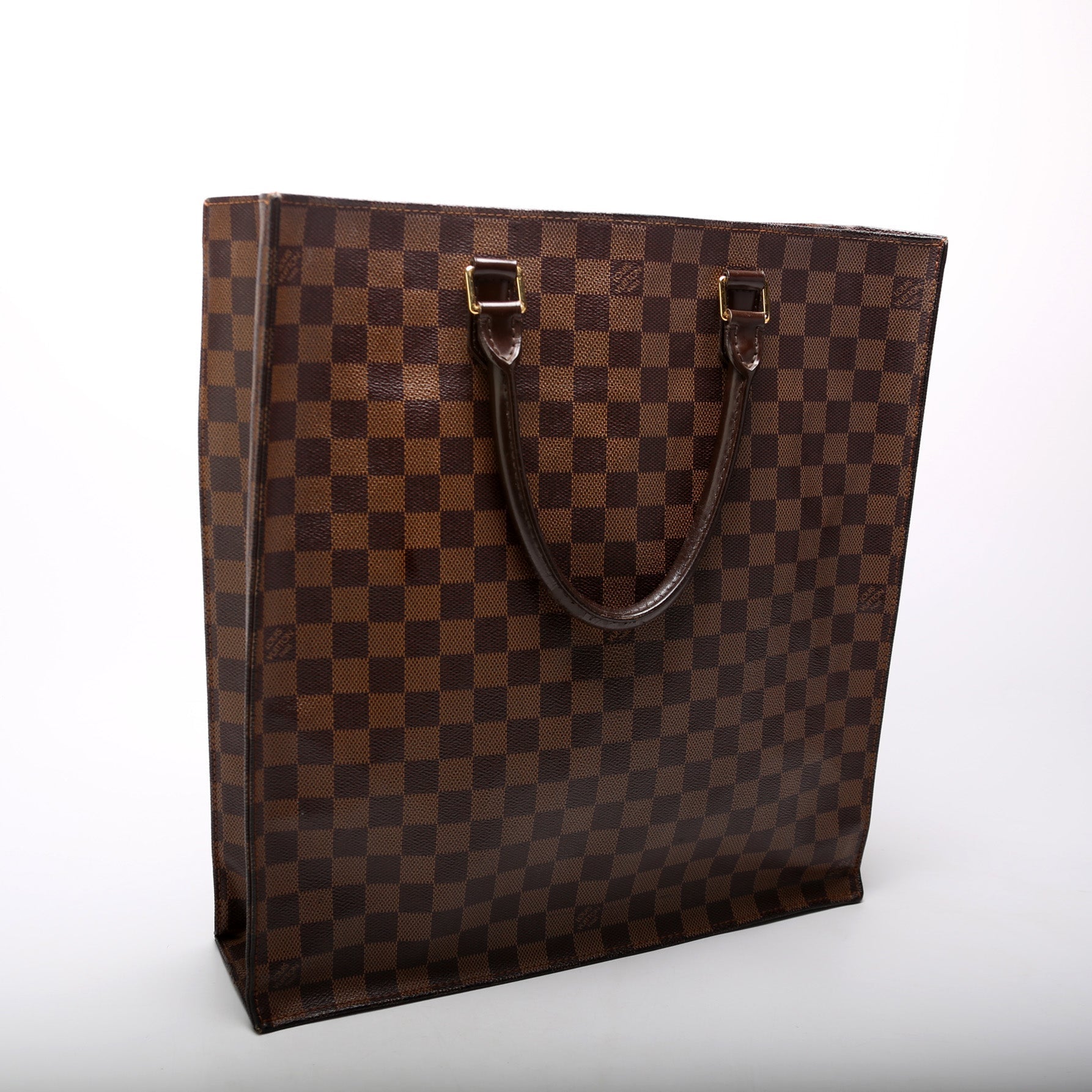Louis Vuitton Sac Plat Ebene Damier Handbag