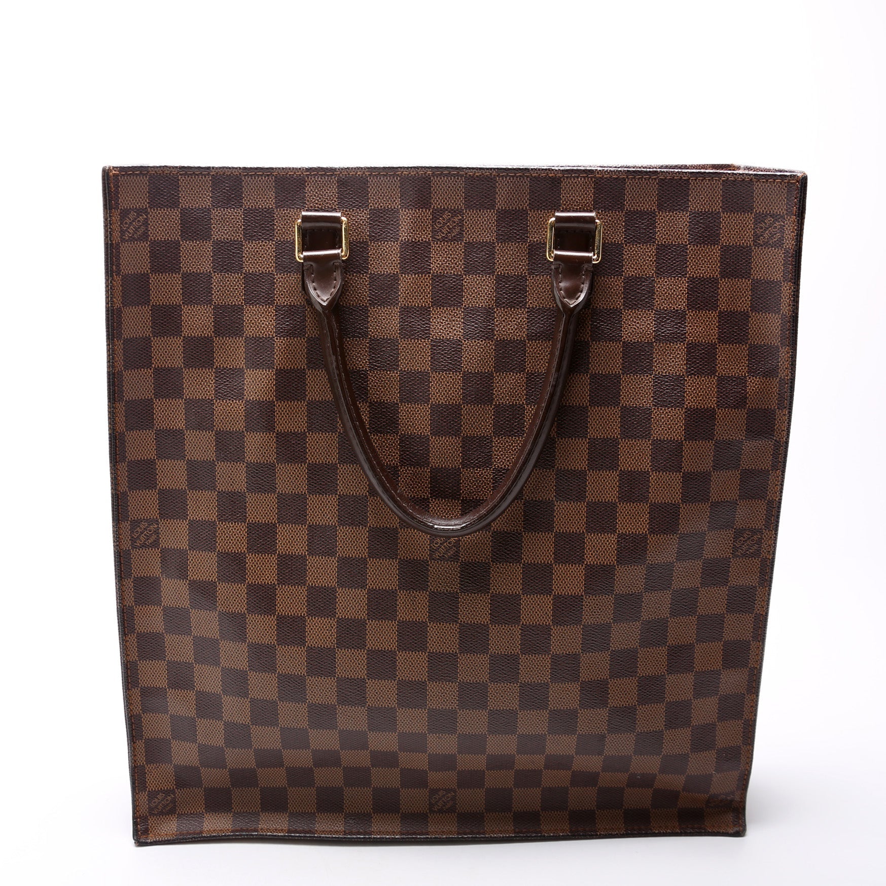 Louis Vuitton Sac Plat Ebene Damier Handbag