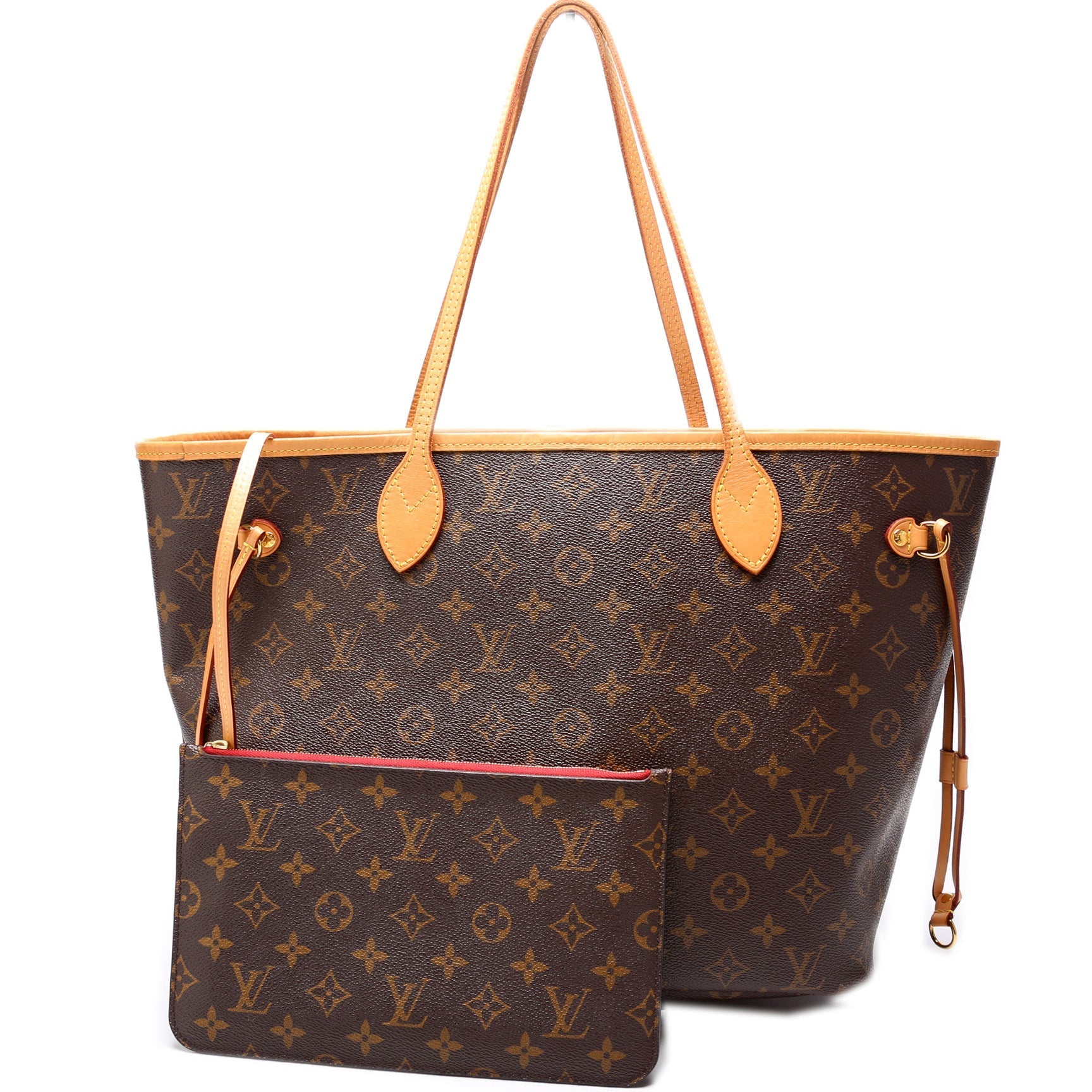 Louis Vuitton Neverfull W MM Monogram Wallet Case Monogram 28