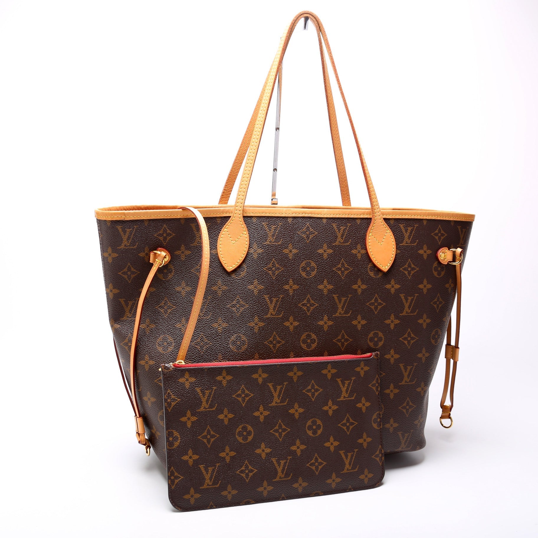 Louis Vuitton Neverfull W MM Monogram Wallet Case Monogram 28