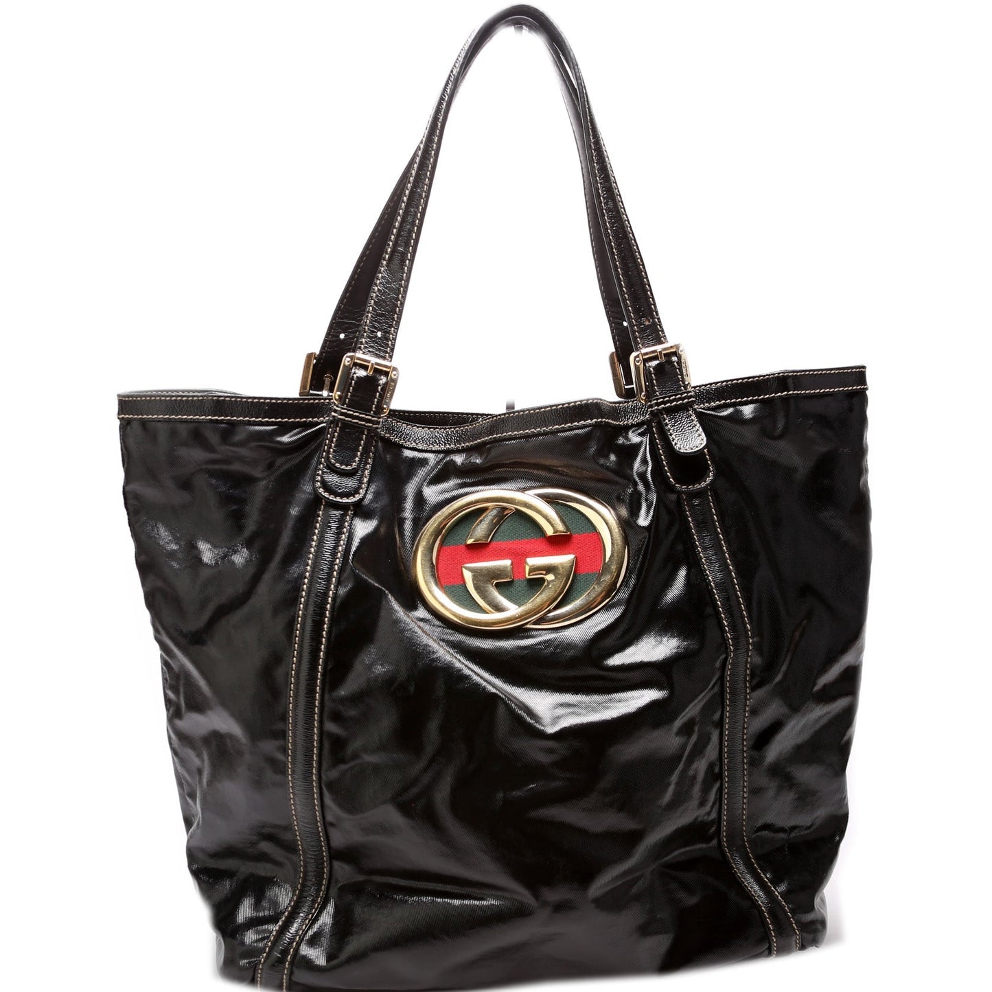 Gucci Brit Dialux Large Tote Bag