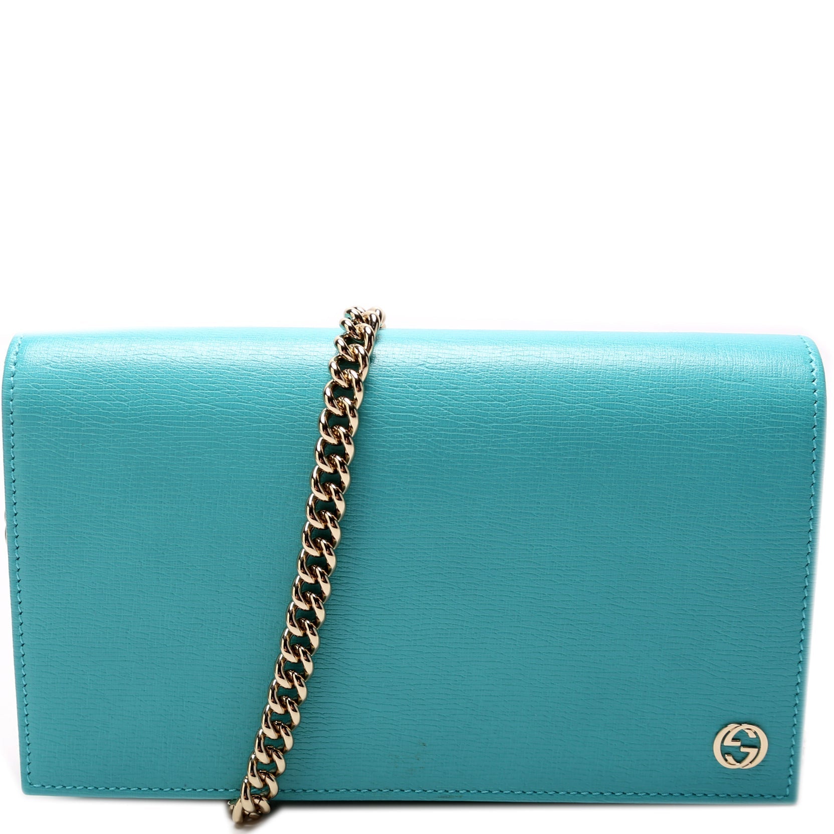 Gucci Interlocking GG Chain Wallet Case Chain Wallet