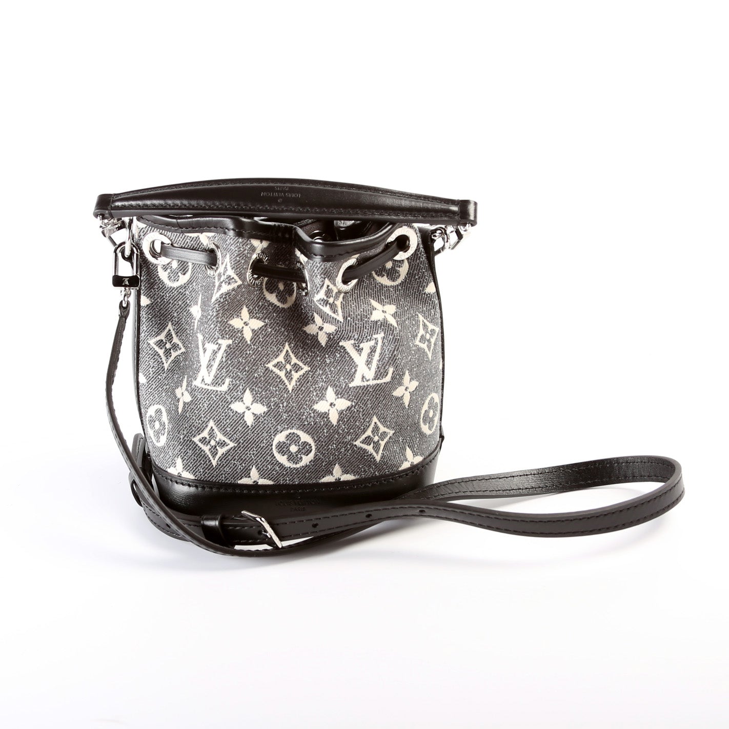 Louis Vuitton Noe Jacquard Denim Monogram Nano Handbag