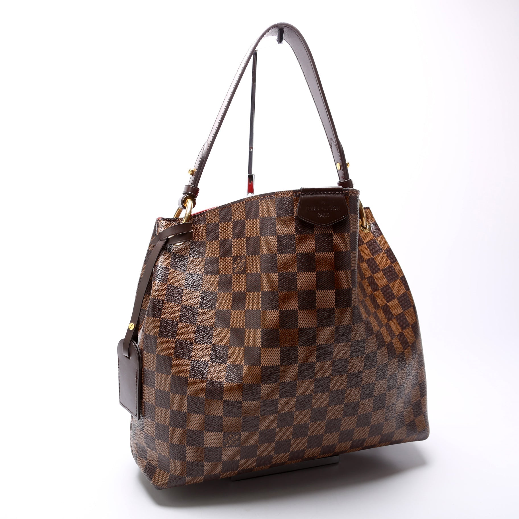 Louis Vuitton Graceful PM Ebene Damier Handbag Ebene 12