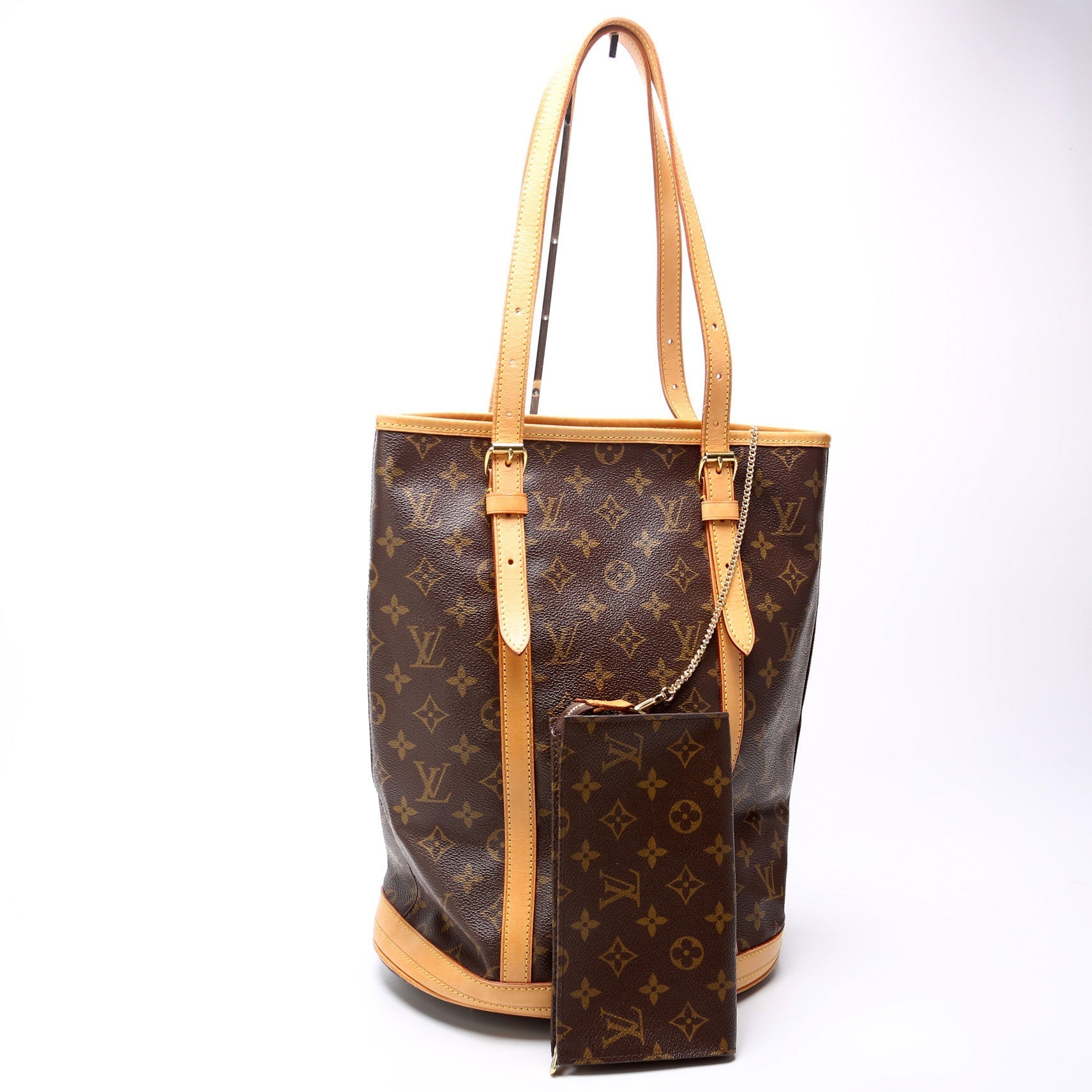 Louis Vuitton Bucket GM Monogram Bucket Bag Pouch Monogram