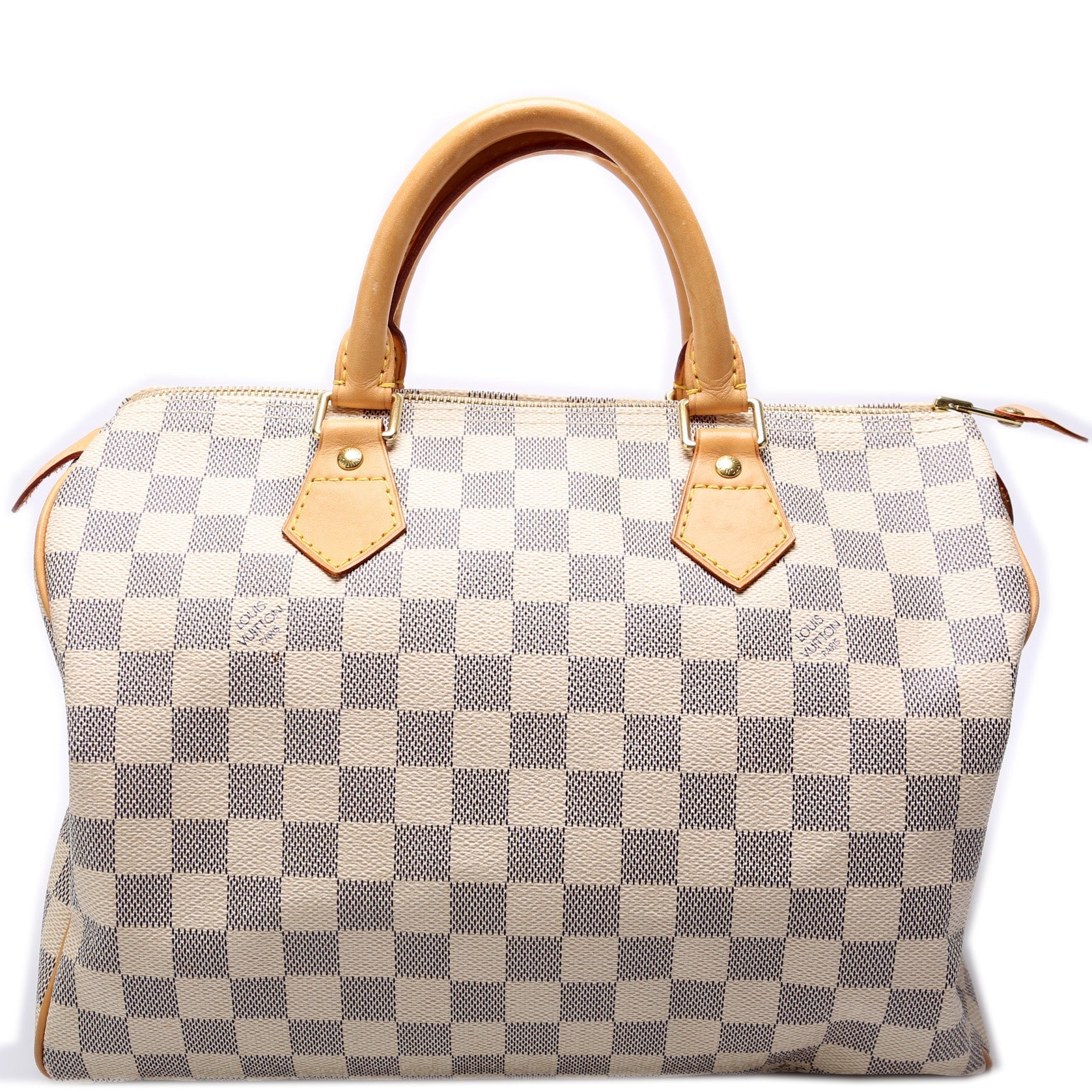 Louis Vuitton Speedy 30 Azur Damier Handbag Azur 5