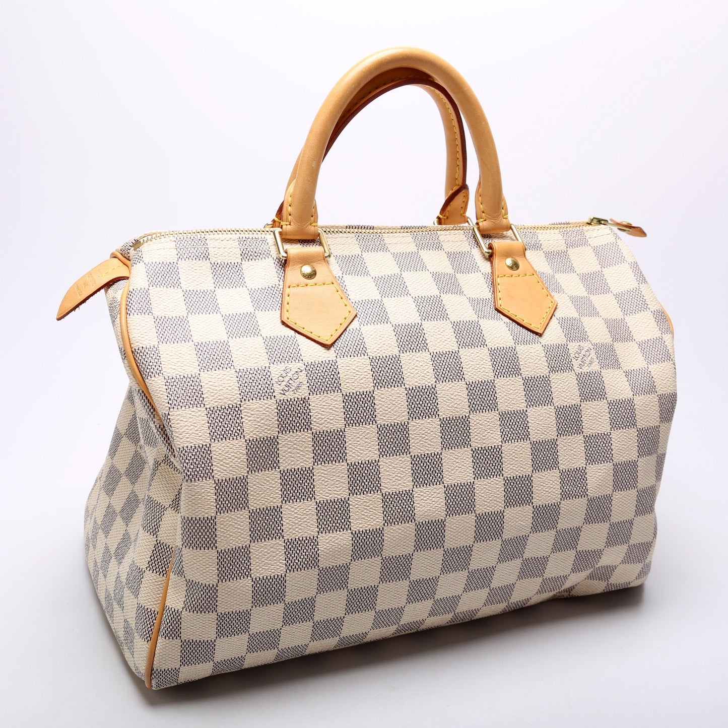 Louis Vuitton Speedy 30 Azur Damier Handbag Azur 5