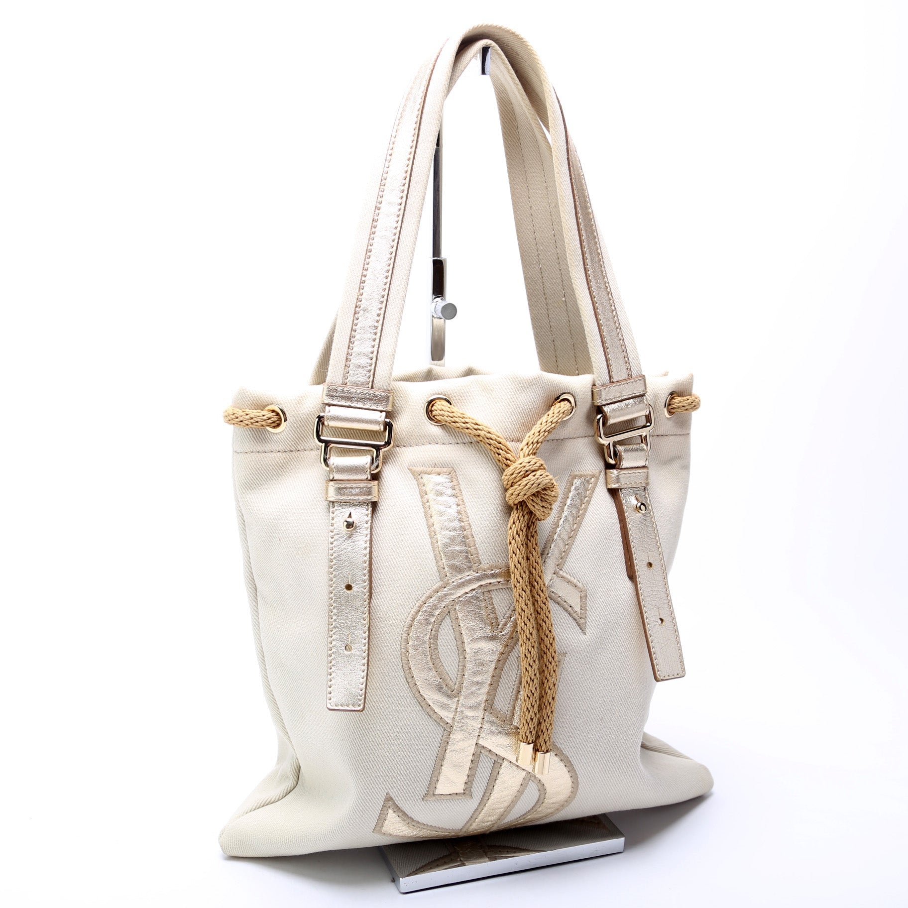 YSL Saint Laurent Saint Laurent Kahala Tote Bag Small