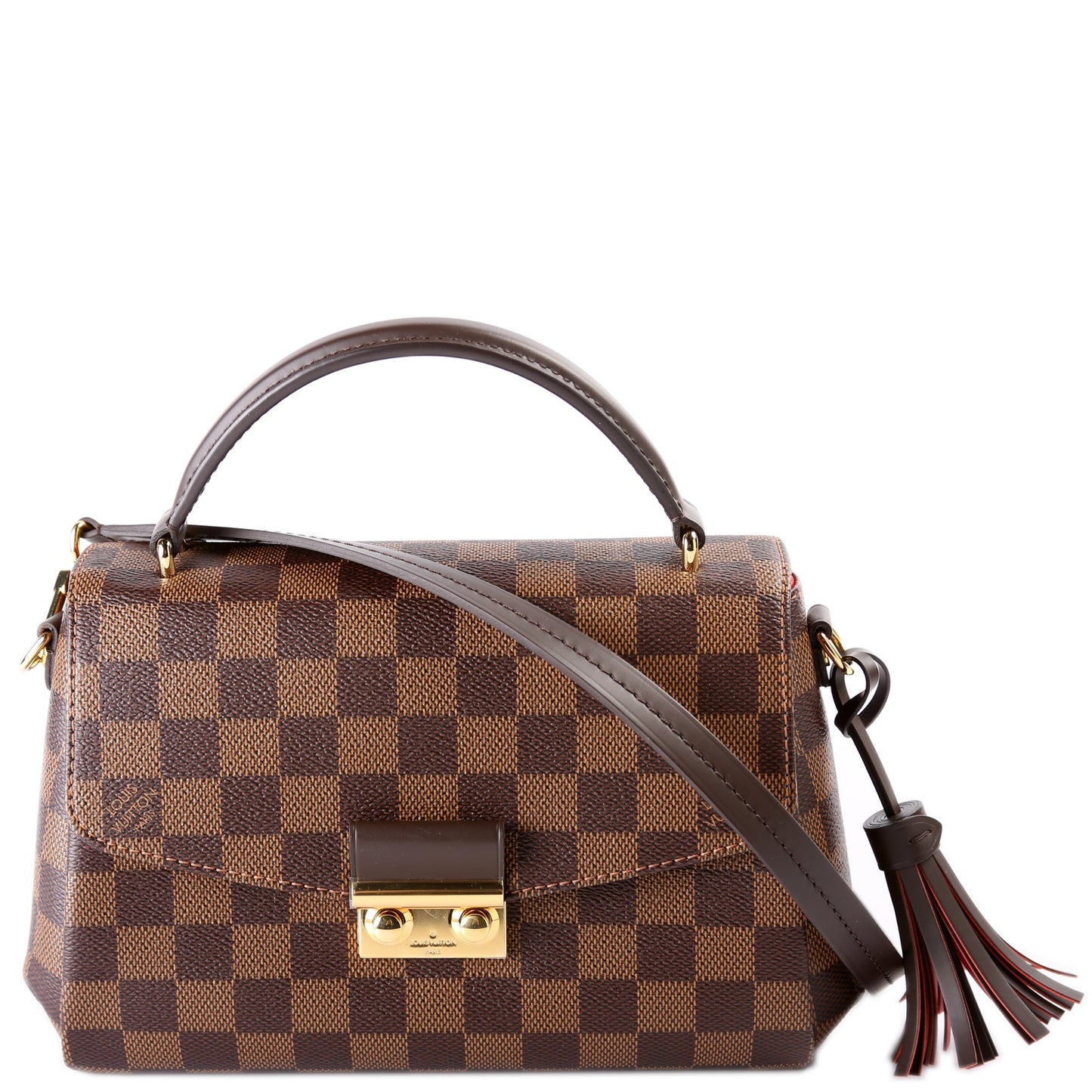 Louis Vuitton Croisette Ebene Damier Handbag Ebene 9