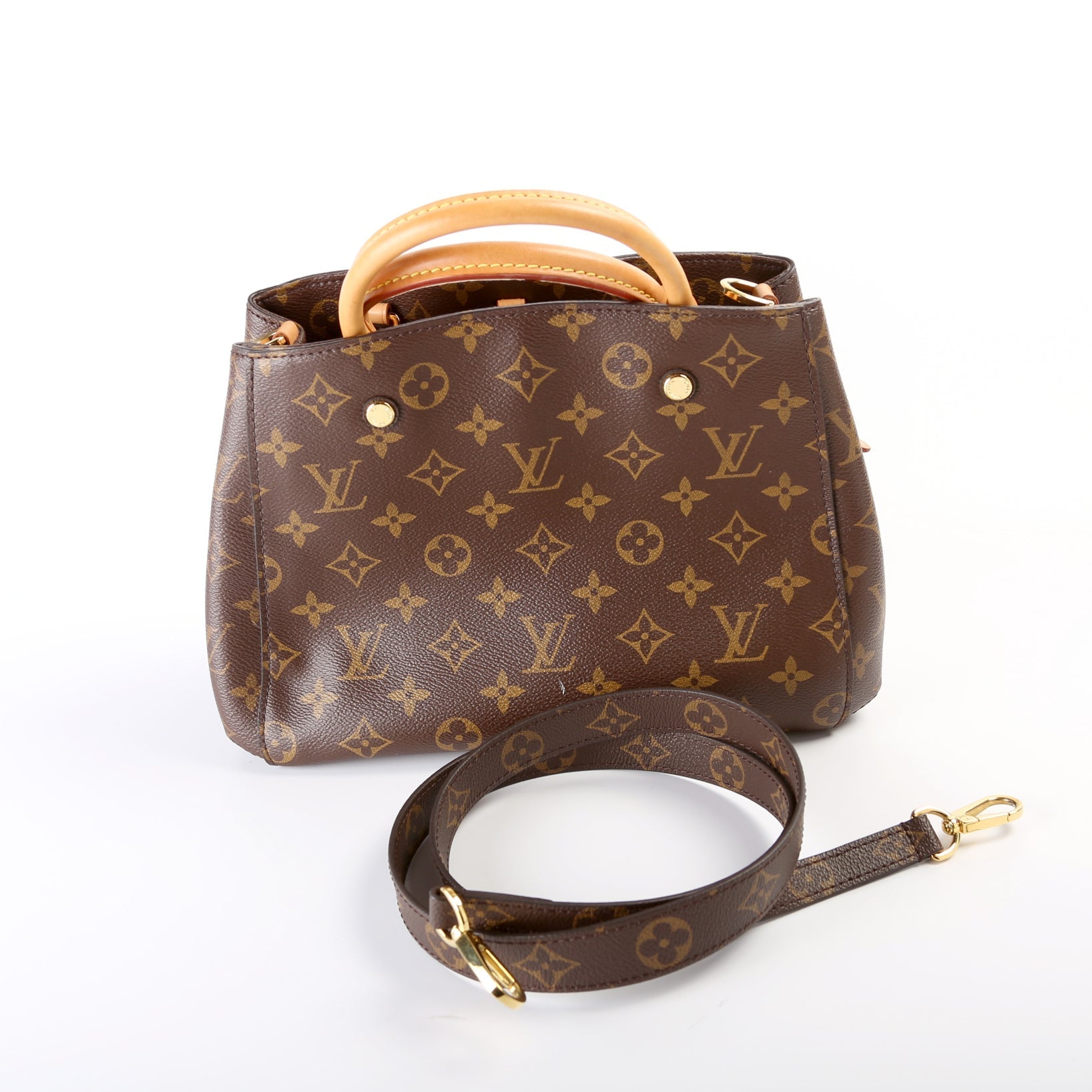 Louis Vuitton Montaigne BB Monogram Handbag Monogram 6