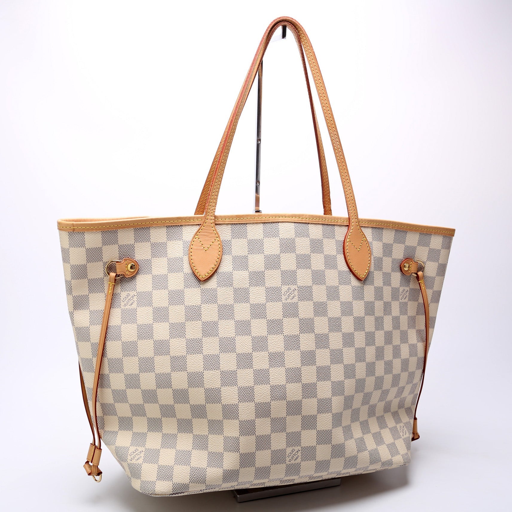 Louis Vuitton Neverfull MM Azur Damier Tote Bag Azur 20