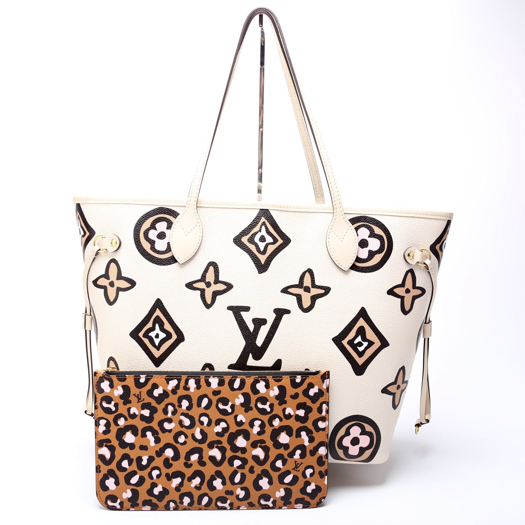 Louis Vuitton Neverfull W MM Wild At Wallet Case Heart 1