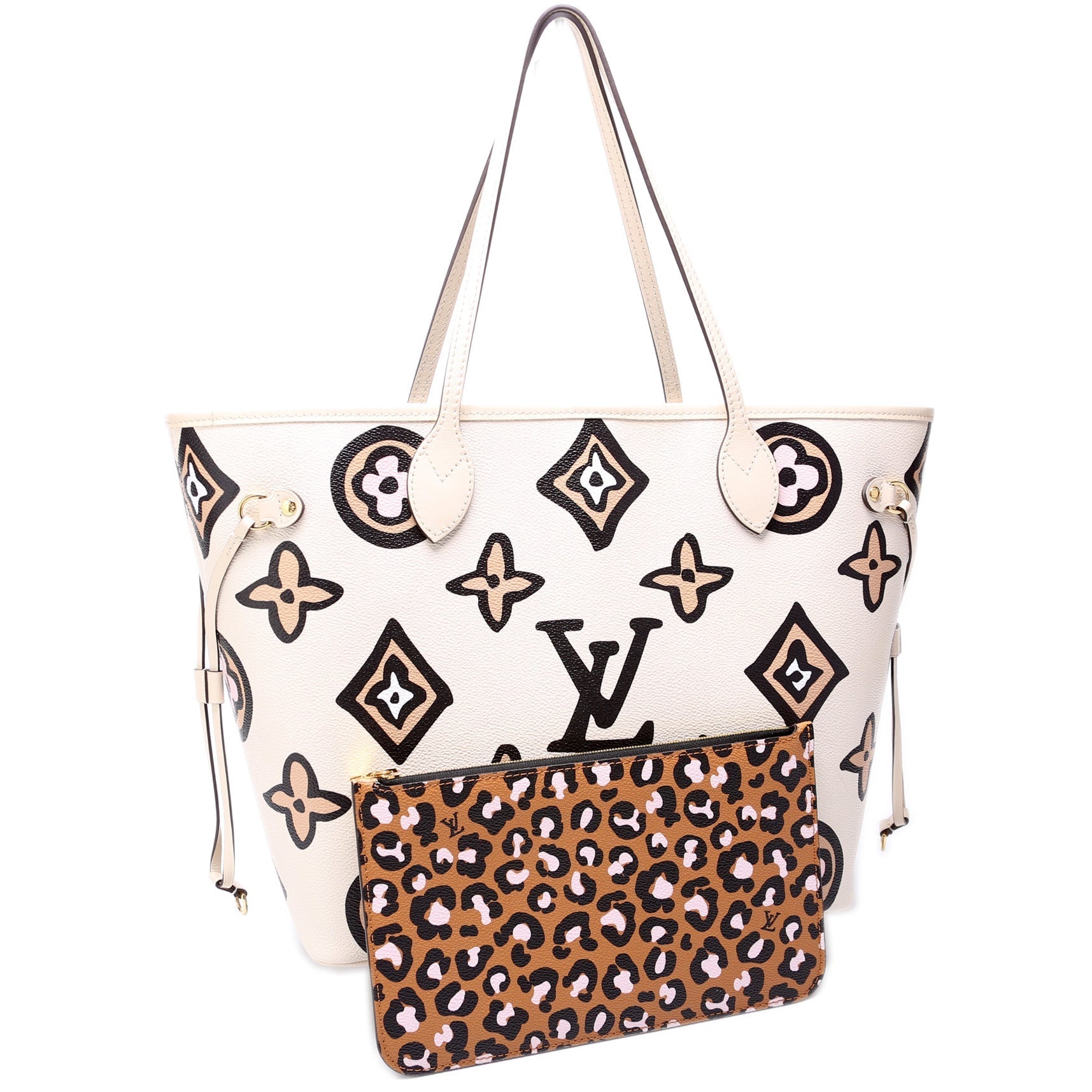 Louis Vuitton Neverfull W MM Wild At Wallet Case Heart 1
