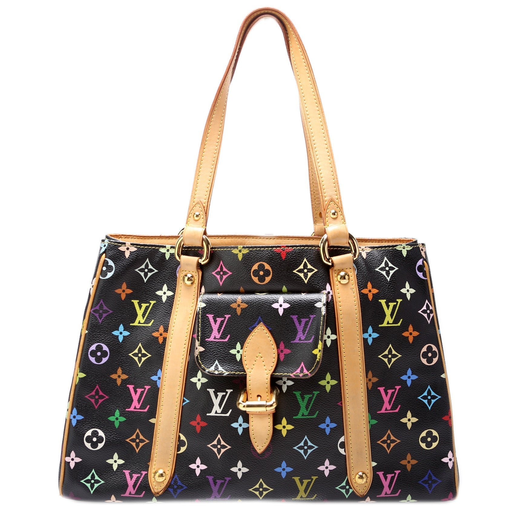 Louis Vuitton Aurelia MM Monogram Multicolor Handbag