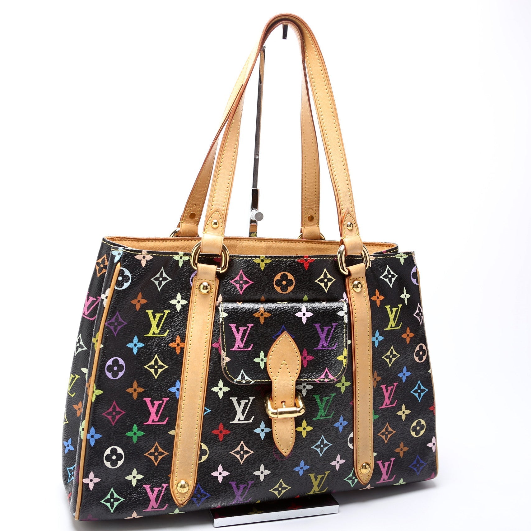 Louis Vuitton Aurelia MM Monogram Multicolor Handbag