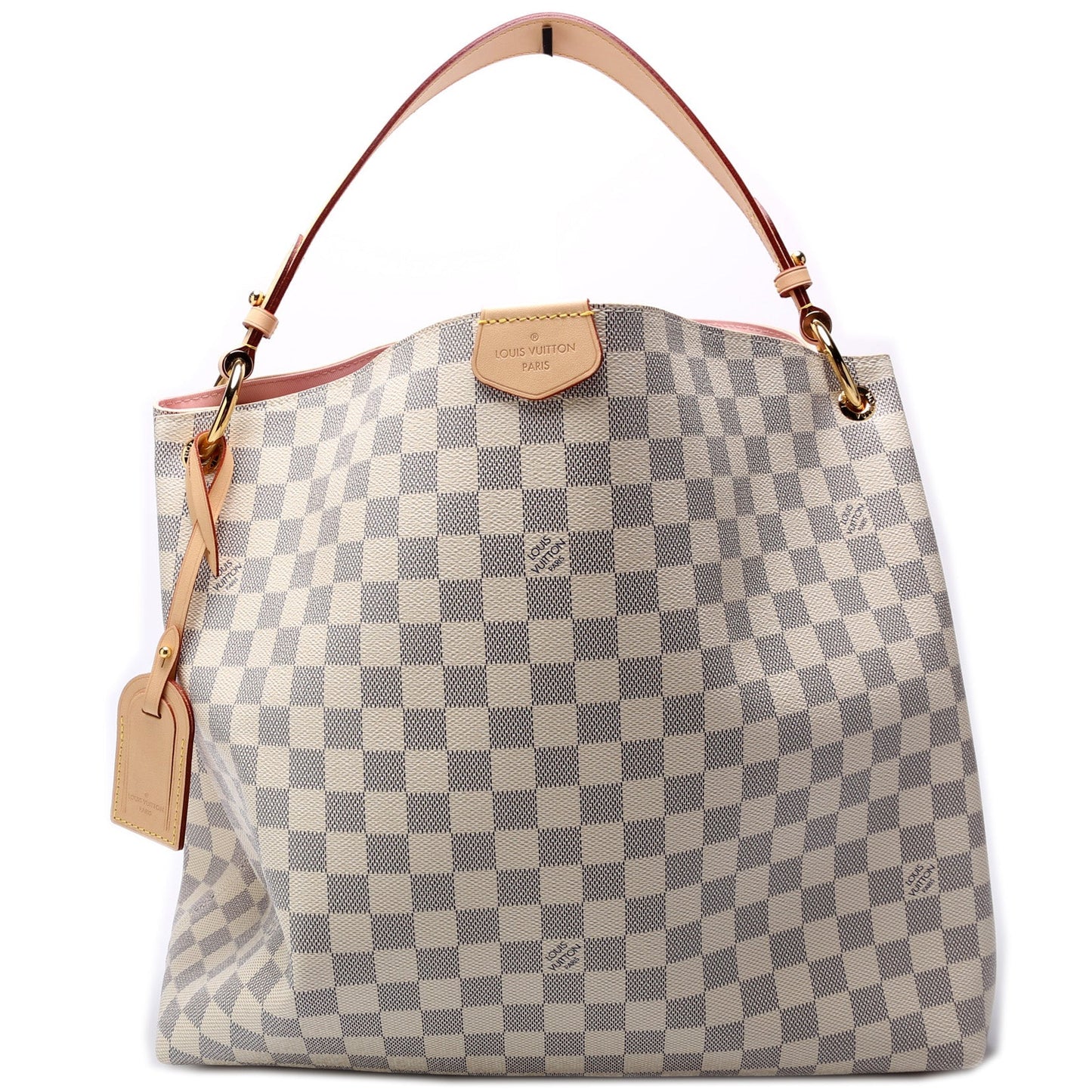 Louis Vuitton Graceful MM Azur Damier Handbag Azur 11
