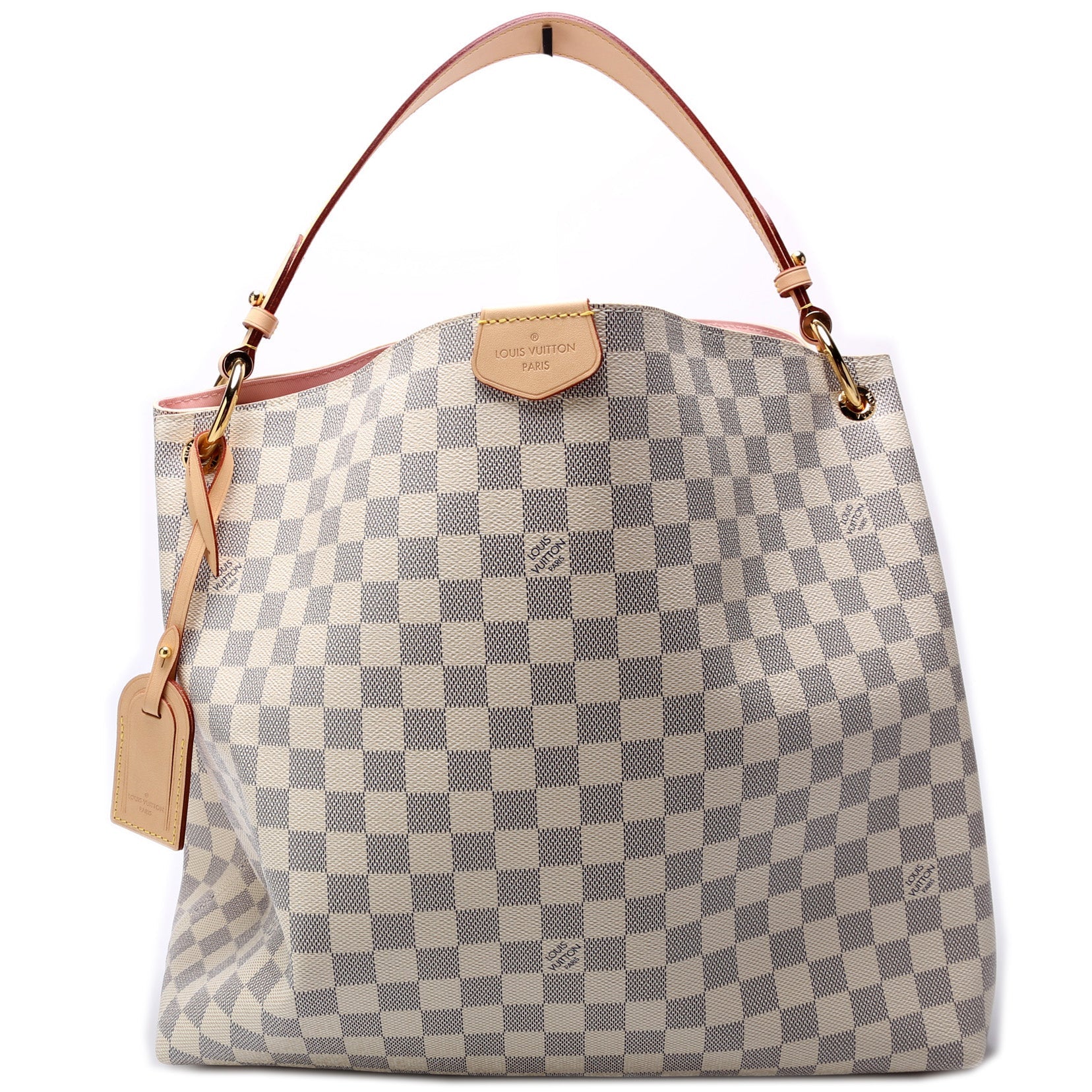Louis Vuitton Graceful MM Azur Damier Handbag Azur 11