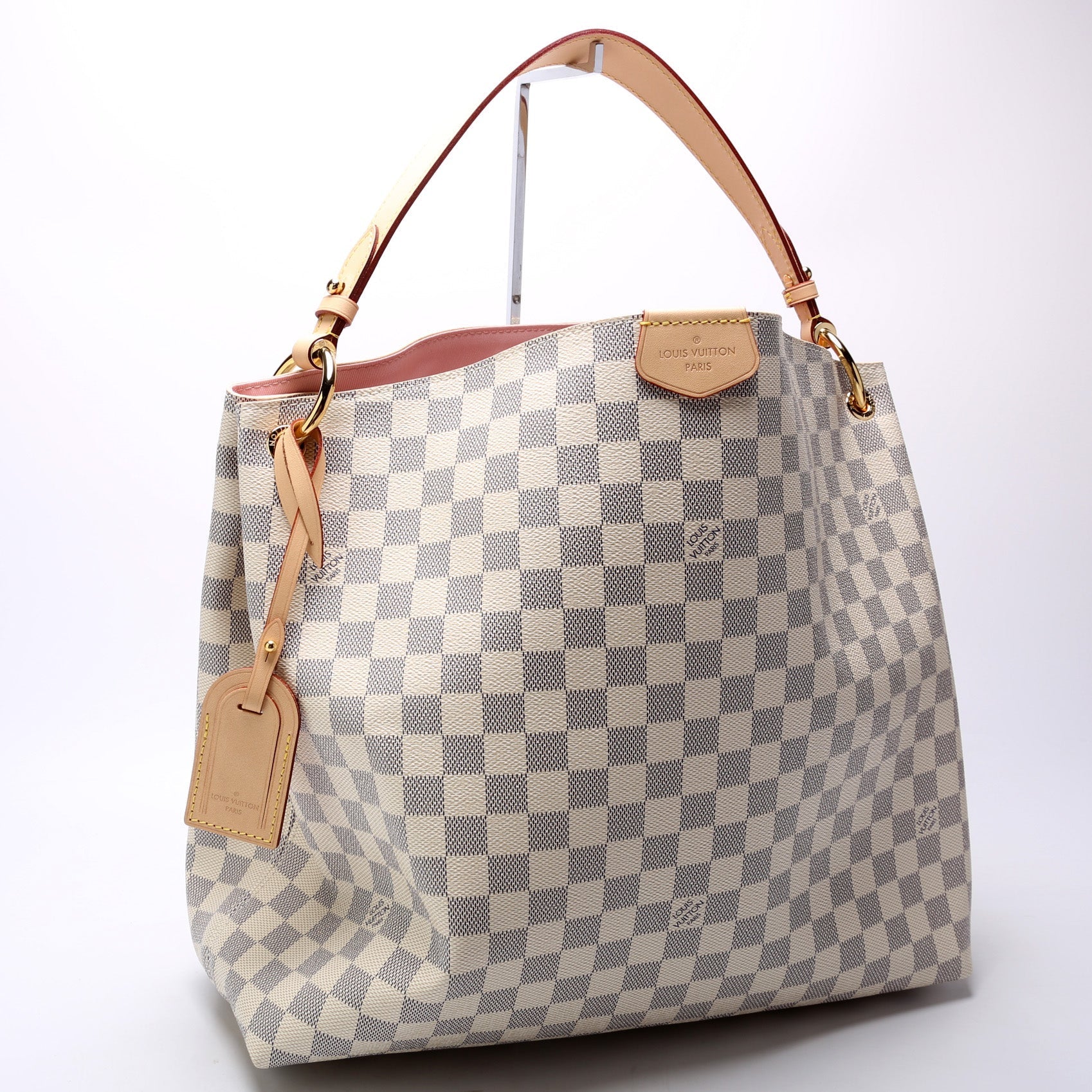 Louis Vuitton Graceful MM Azur Damier Handbag Azur 11