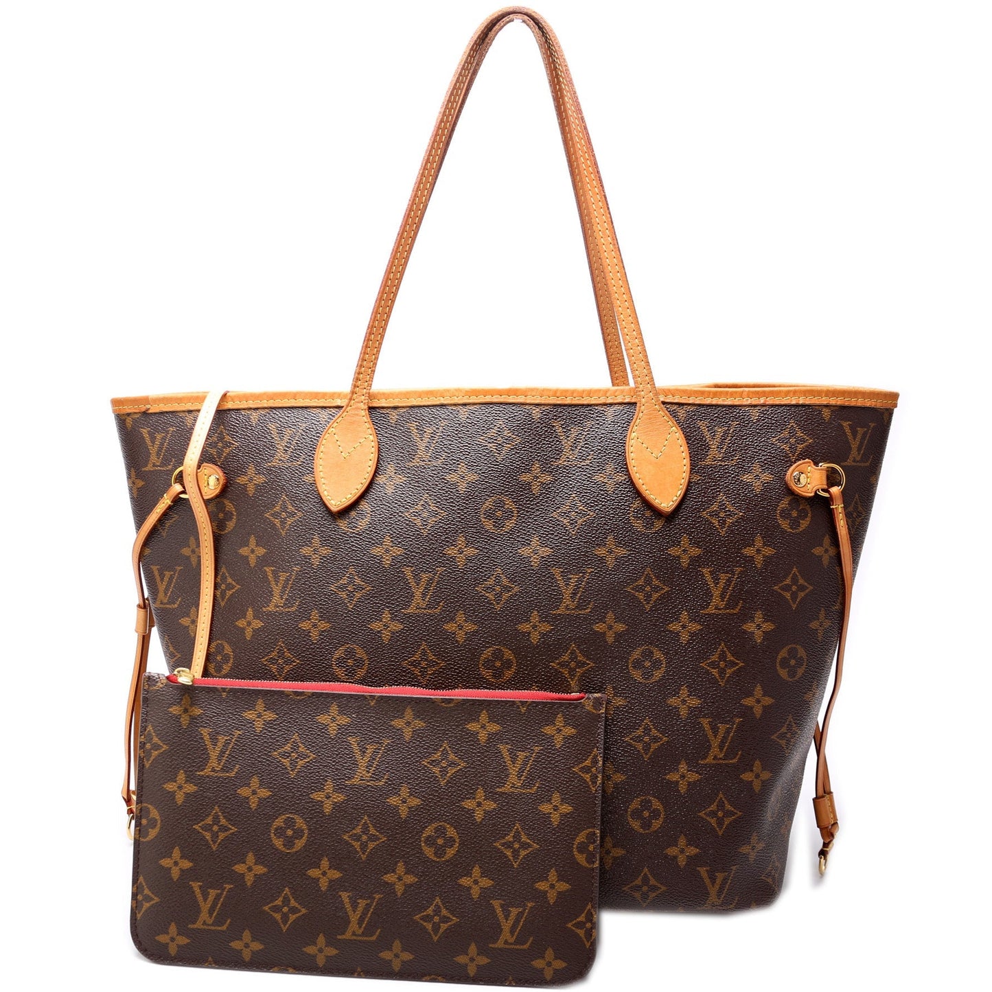 Louis Vuitton Neverfull MM W Monogram Wallet Case Monogram 23