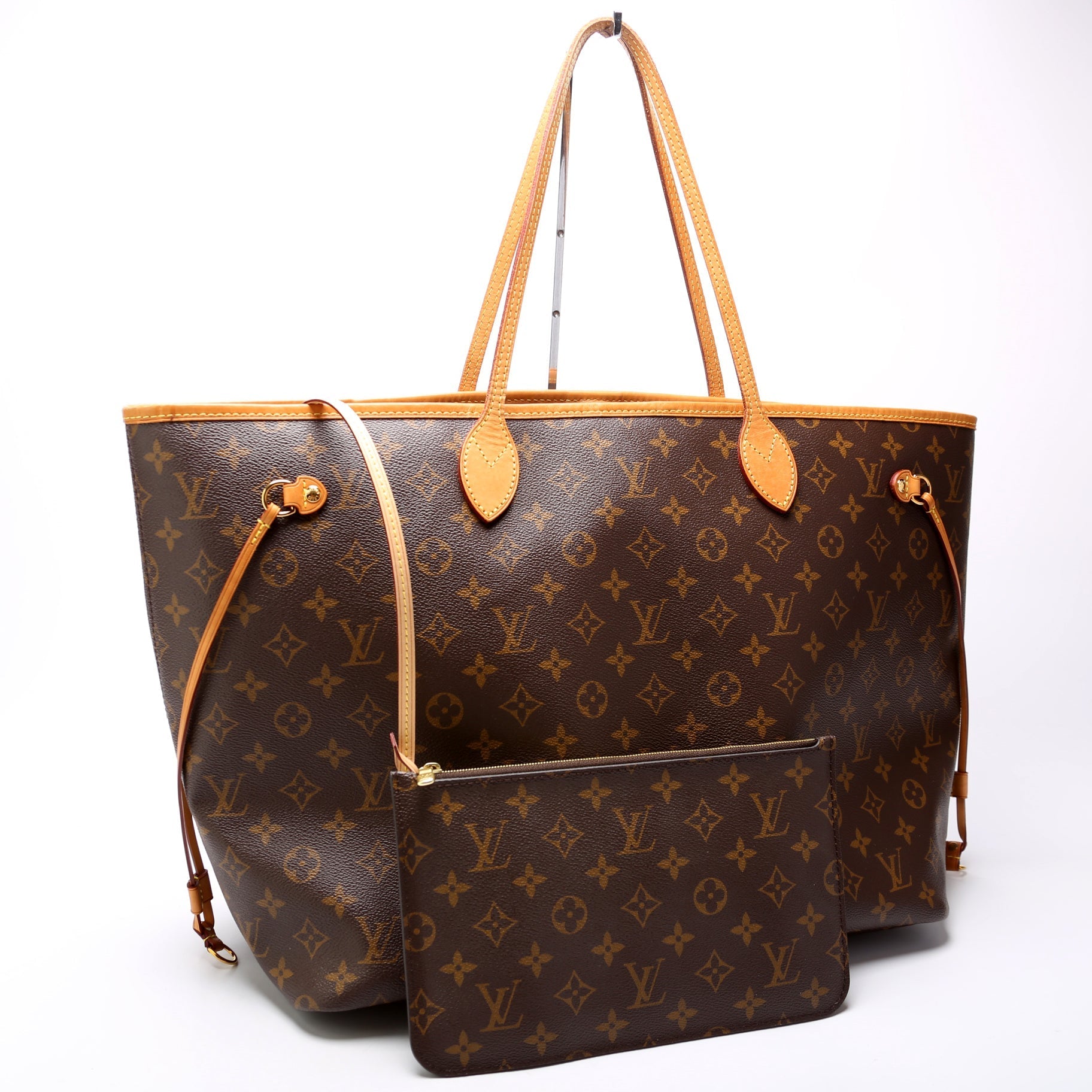 Louis Vuitton Neverfull w GM Monogram Wallet Case Monogram 10