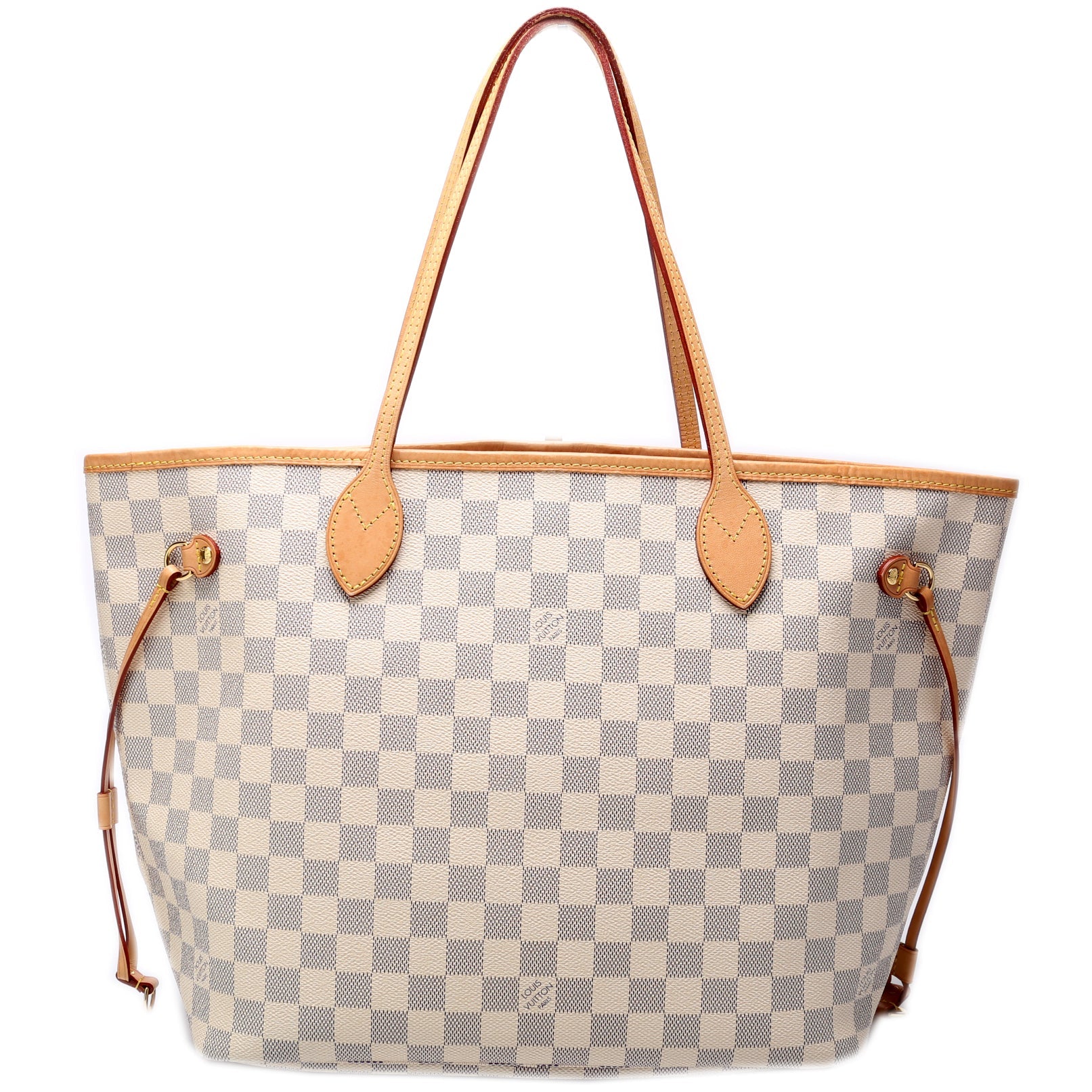 Louis Vuitton Neverfull W MM Azur Damier Wallet Case Azur 13