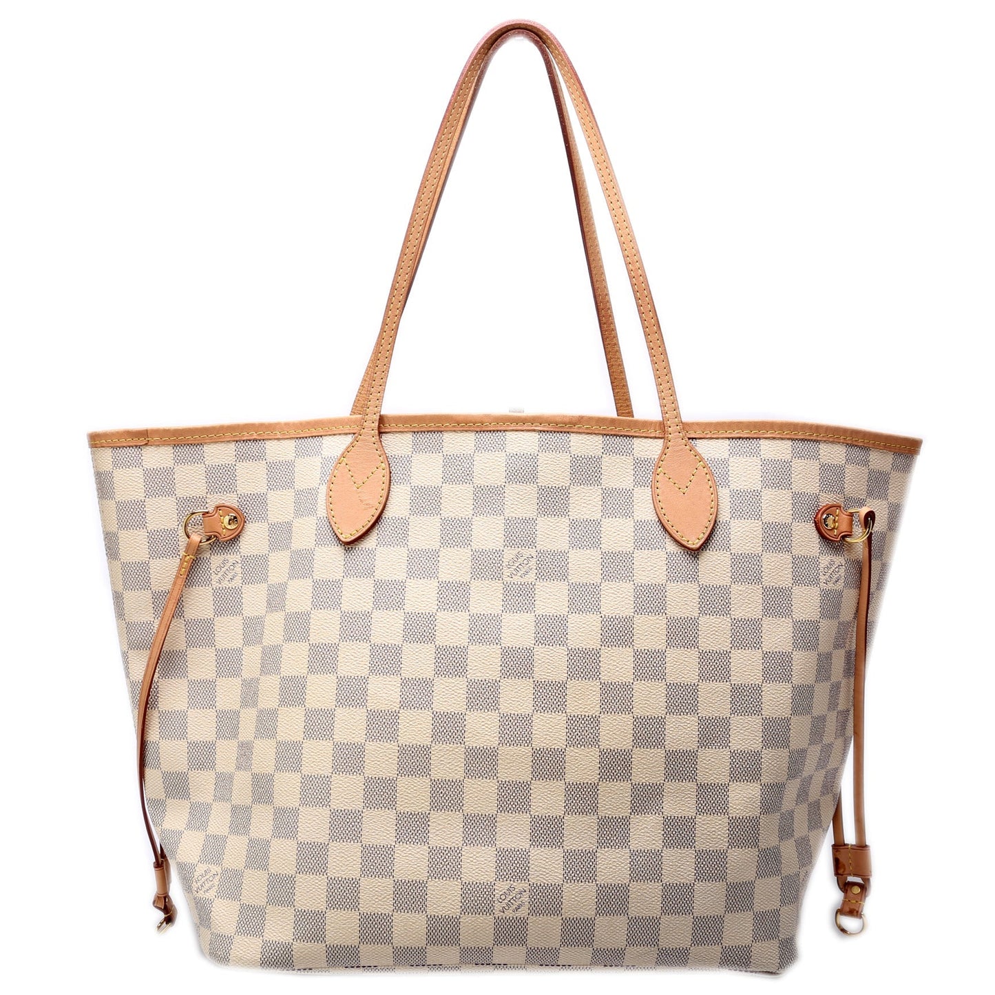 Louis Vuitton Neverfull MM Azur Damier Tote Bag Azur 42