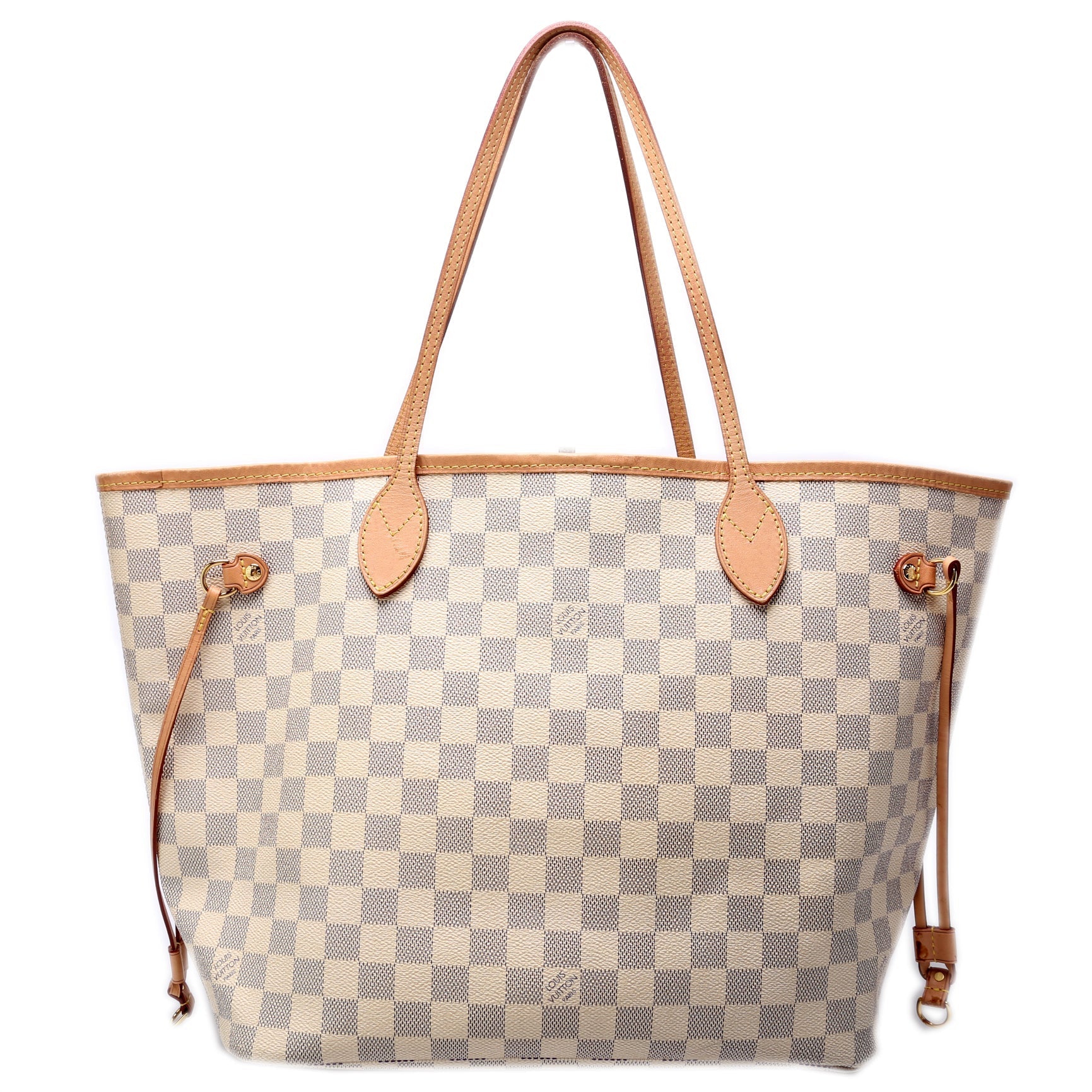 Louis Vuitton Neverfull MM Azur Damier Tote Bag Azur 42