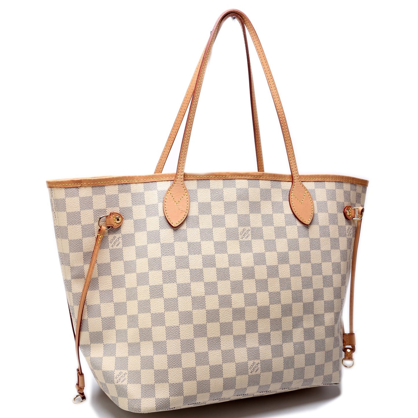 Louis Vuitton Neverfull MM Azur Damier Tote Bag Azur 42