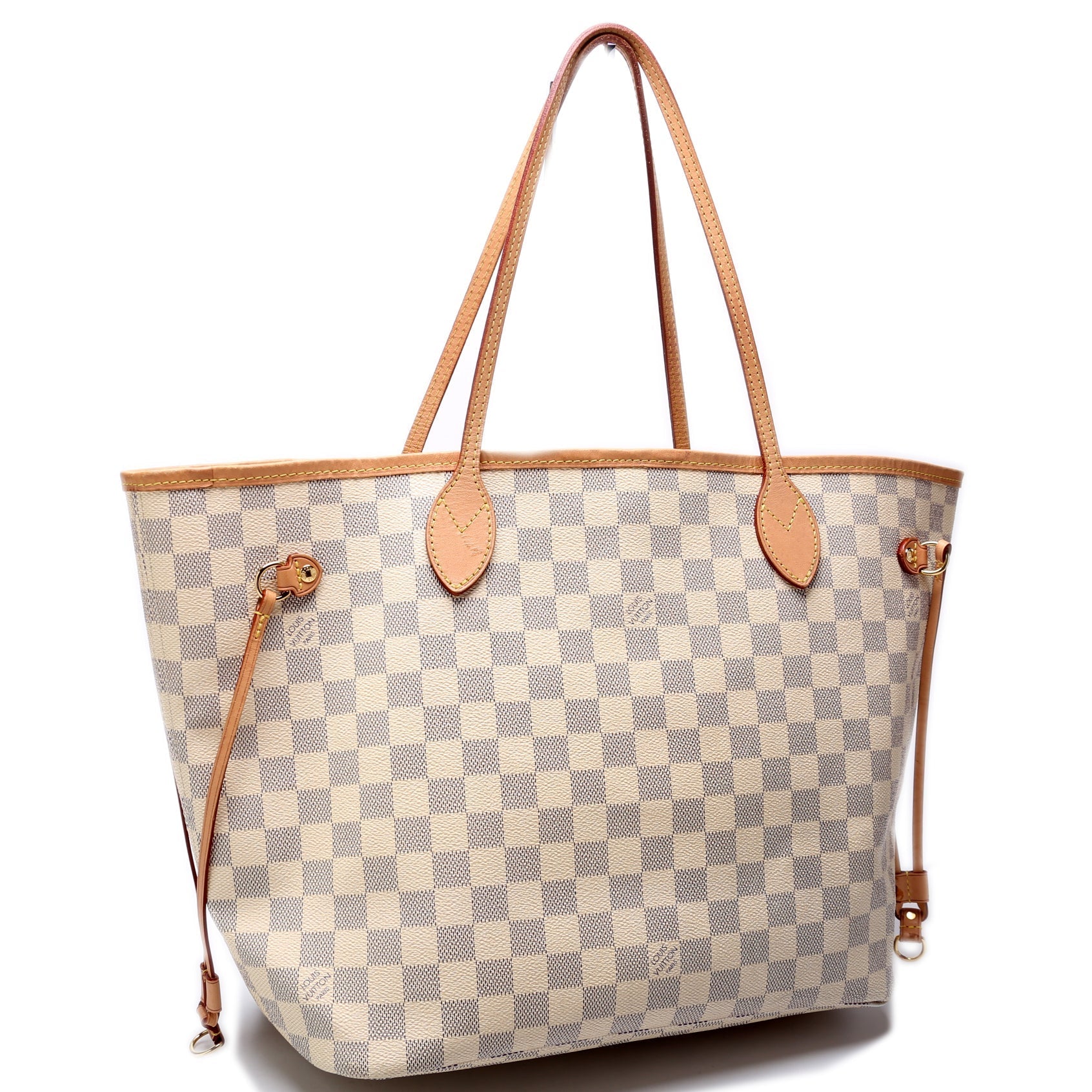 Louis Vuitton Neverfull MM Azur Damier Tote Bag Azur 42