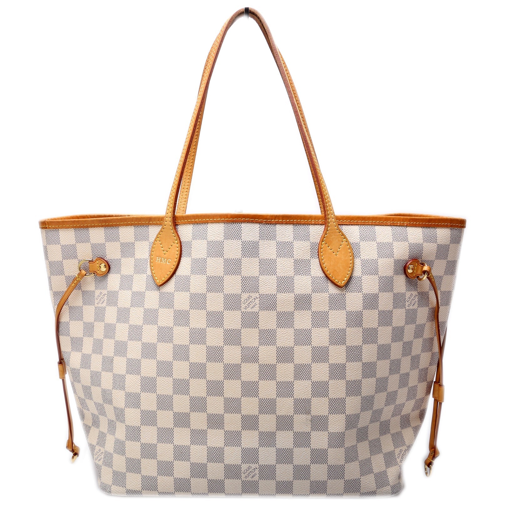 Louis Vuitton Neverfull MM Azur Damier Tote Bag Azur 38