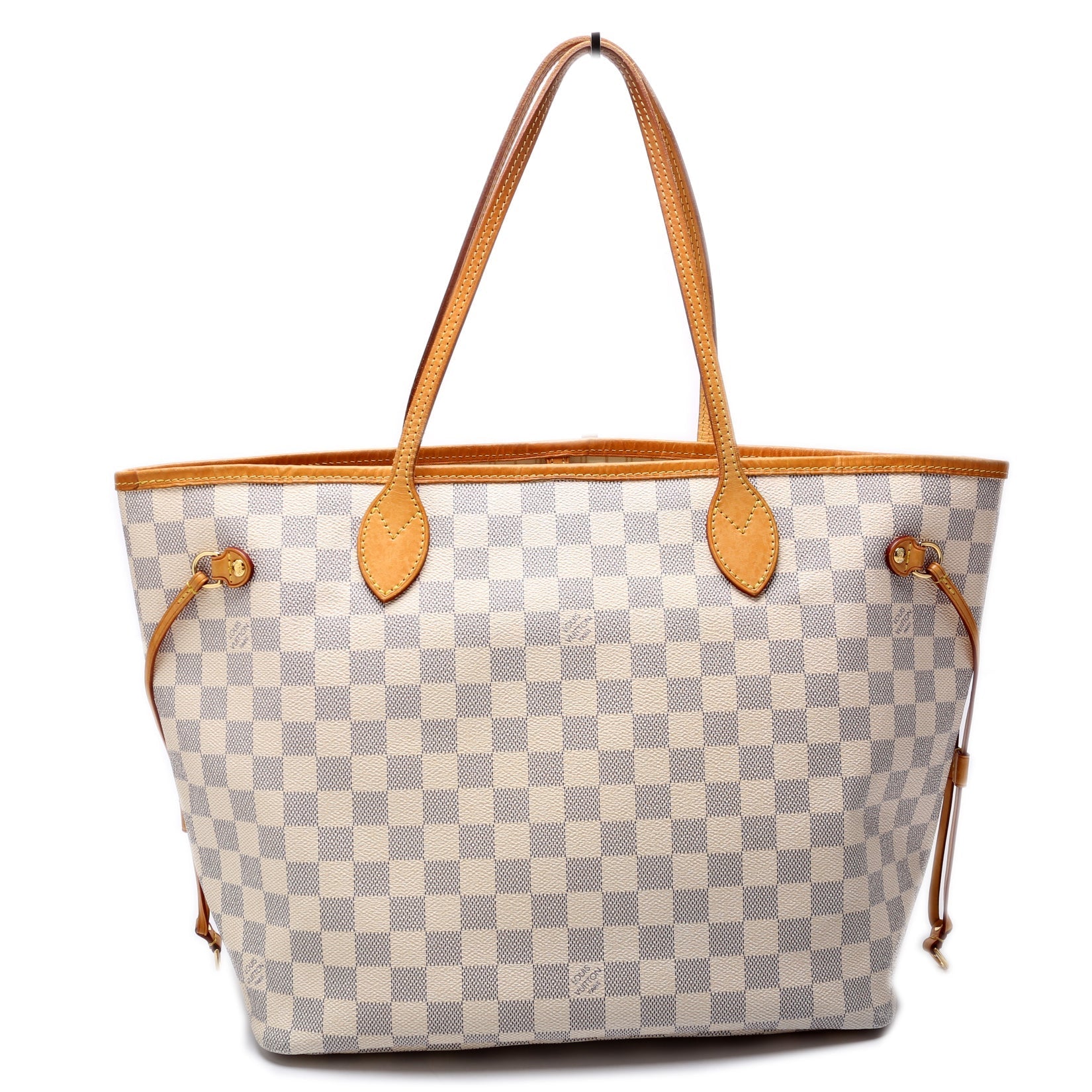 Louis Vuitton Neverfull MM Azur Damier Tote Bag Azur 38