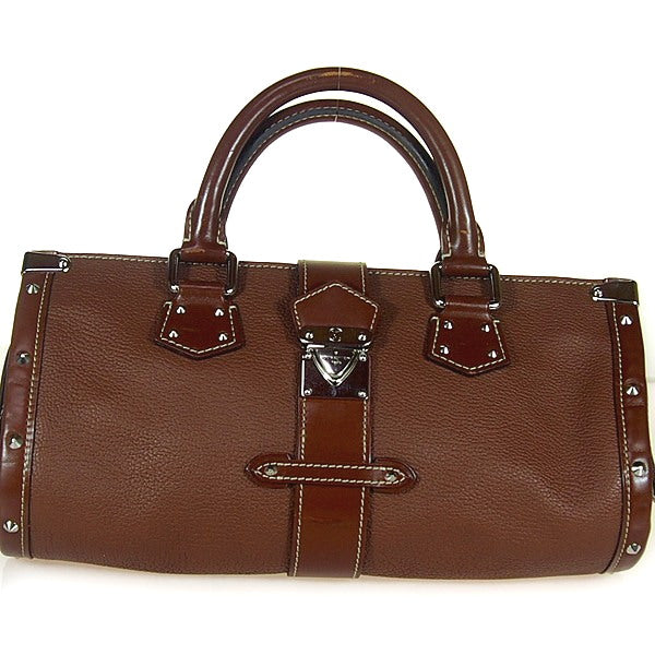 Louis Vuitton M91884 Sheep Cienne Suhari Epanui Leather Brown Handbag