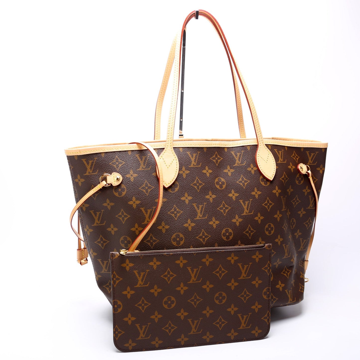 Louis Vuitton Neverfull w MM Monogram Wallet Case Monogram 24