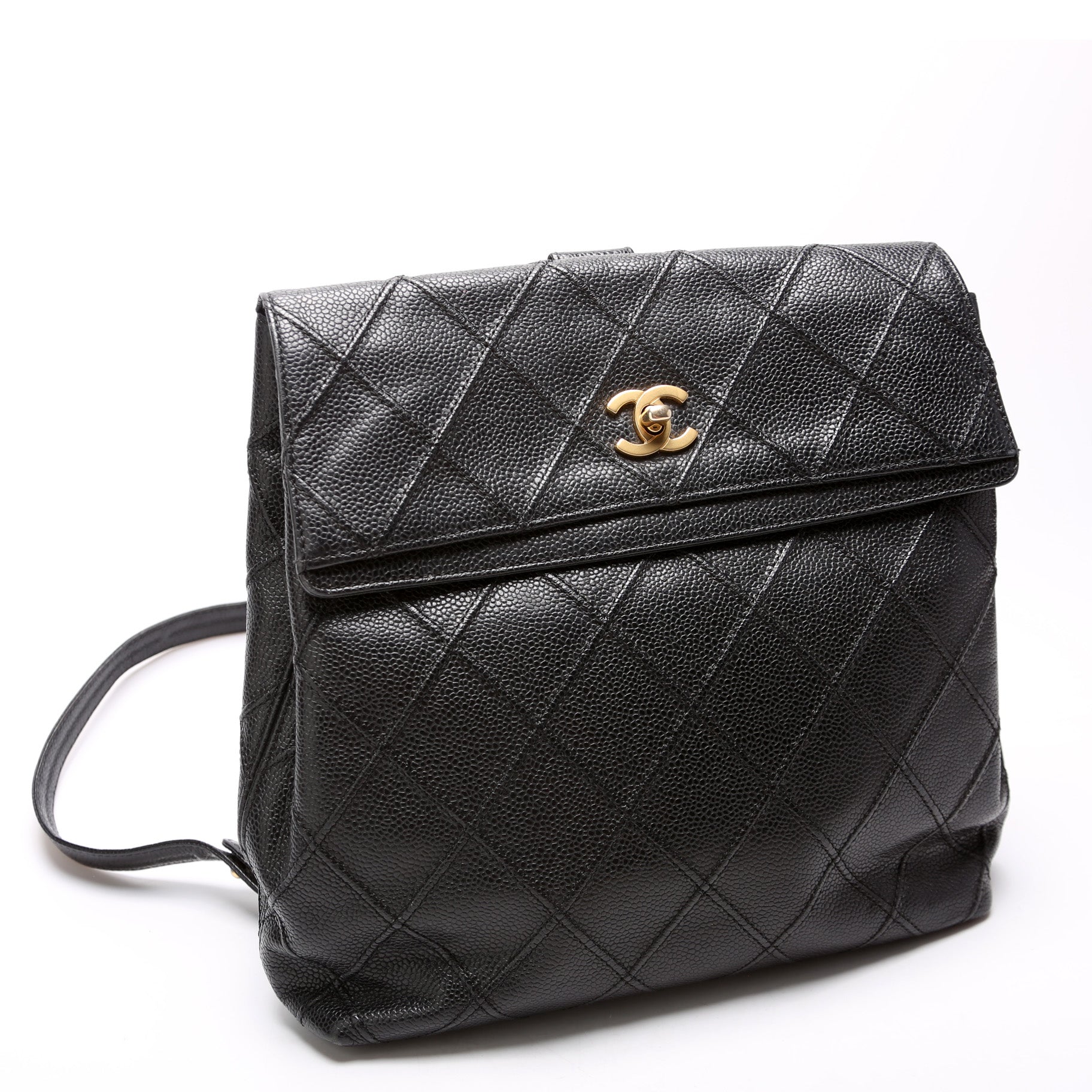 Chanel CC Square Quilted Backpack 6M