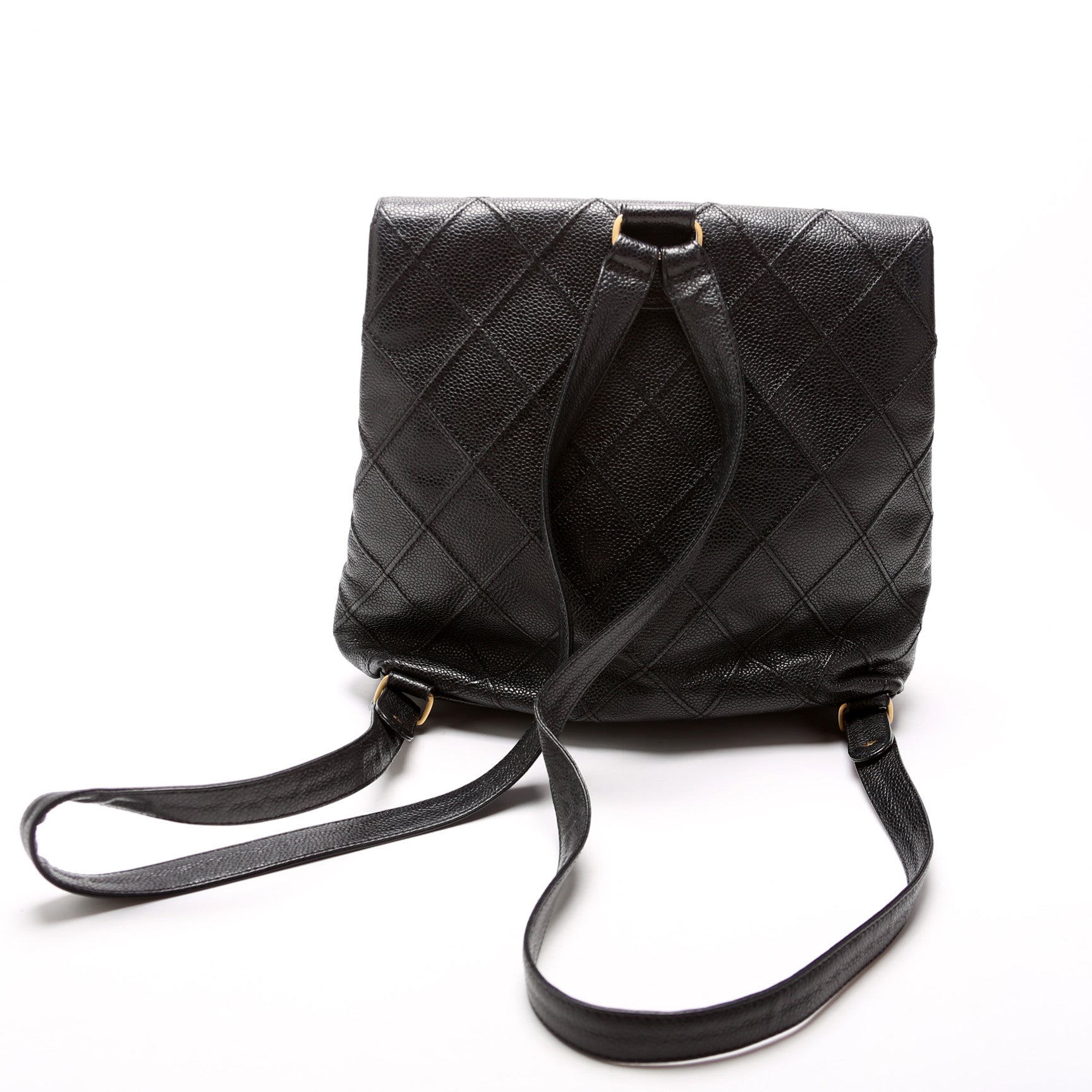 Chanel CC Square Quilted Backpack 6M