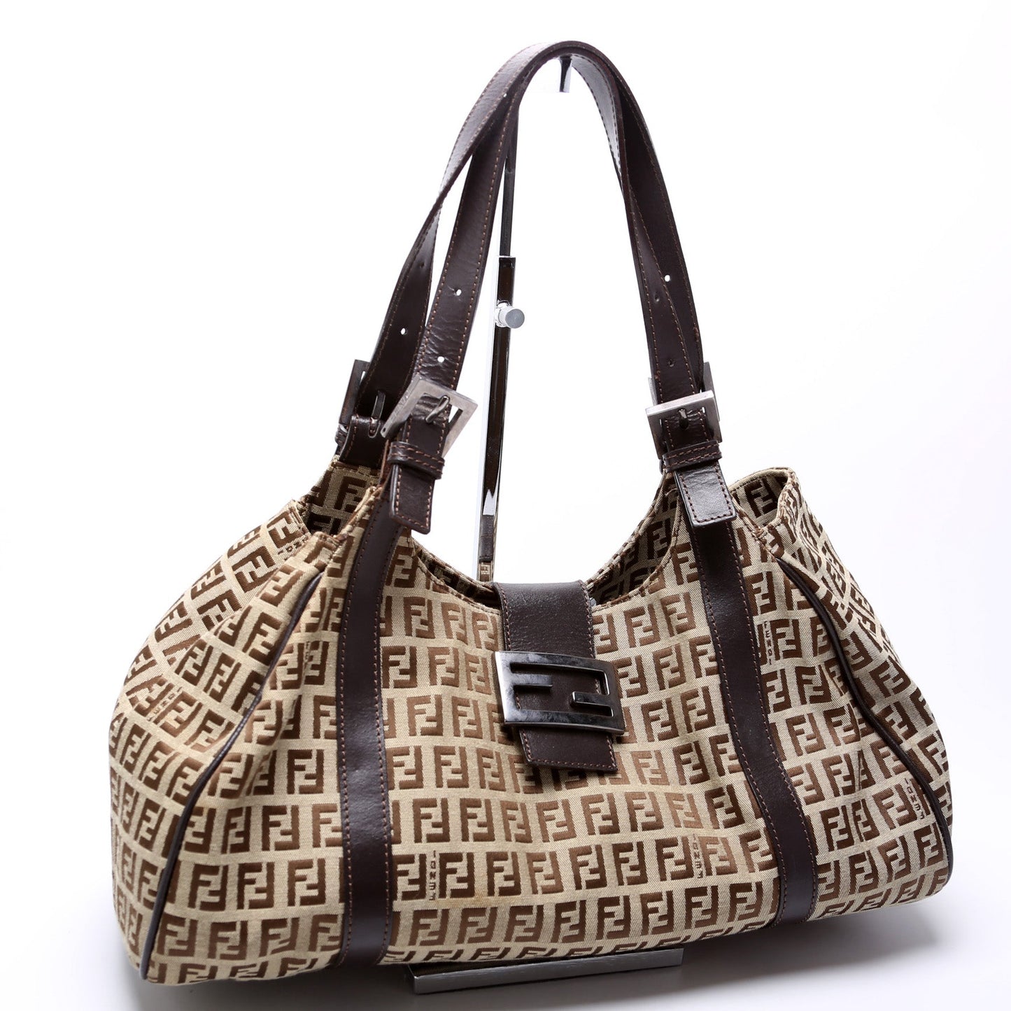 Fendi Zucchino Shoulder Bag Shoulder Bag 1
