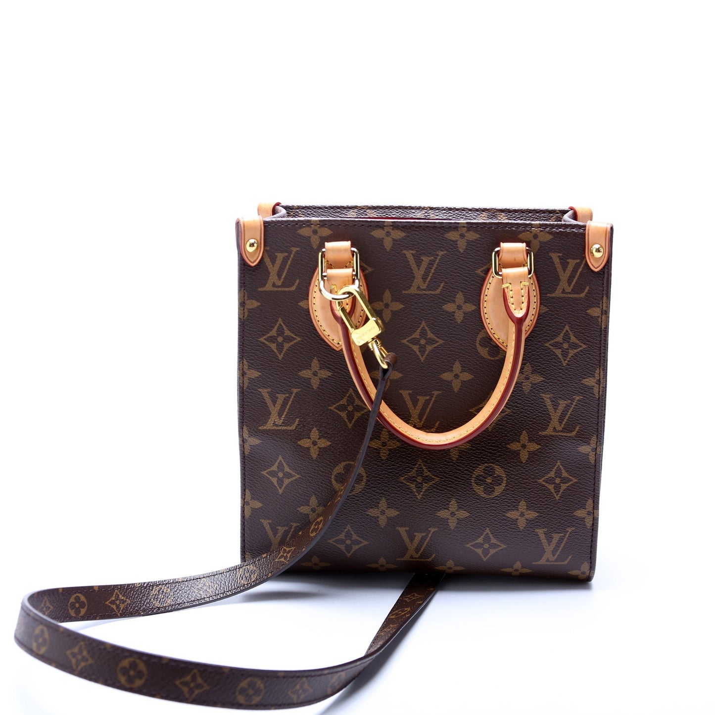 Louis Vuitton Sac Plat BB Monogram Handbag Monogram 2