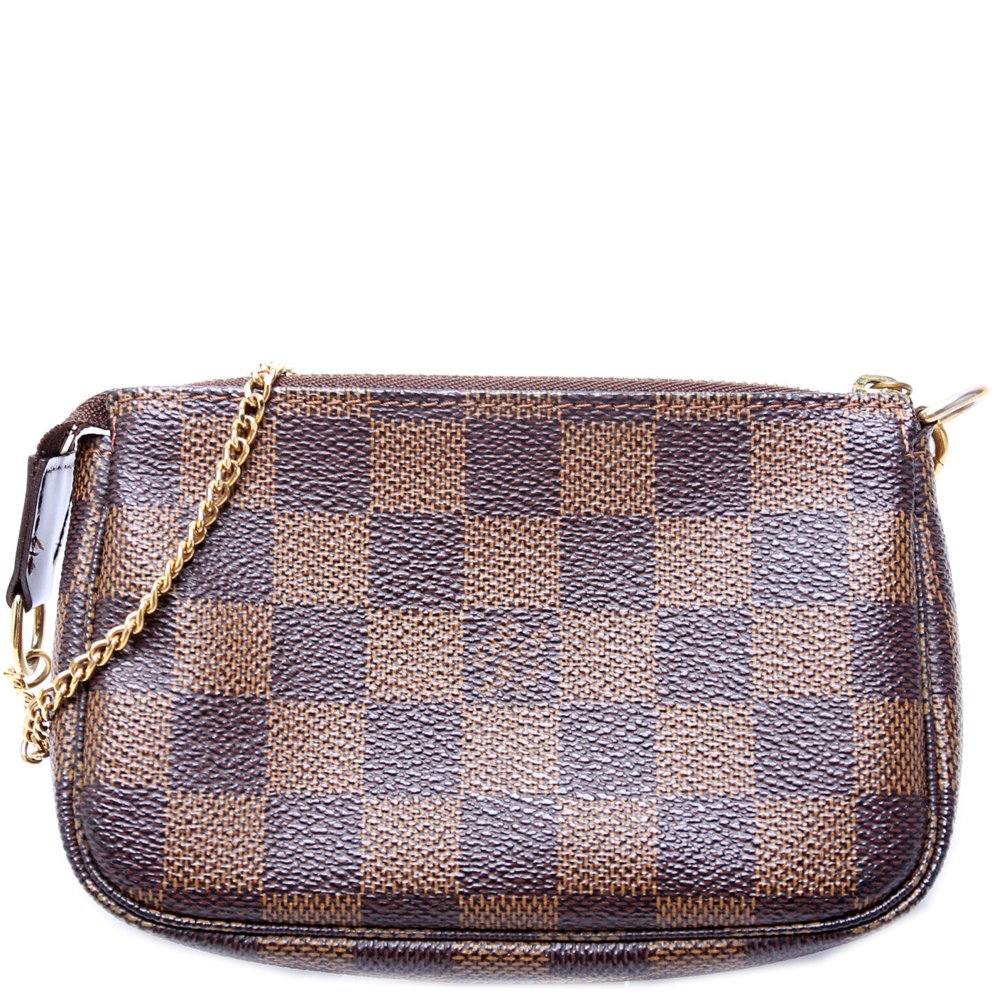 Louis Vuitton Pochette Accessories Ebene Damier Clutch Bag
