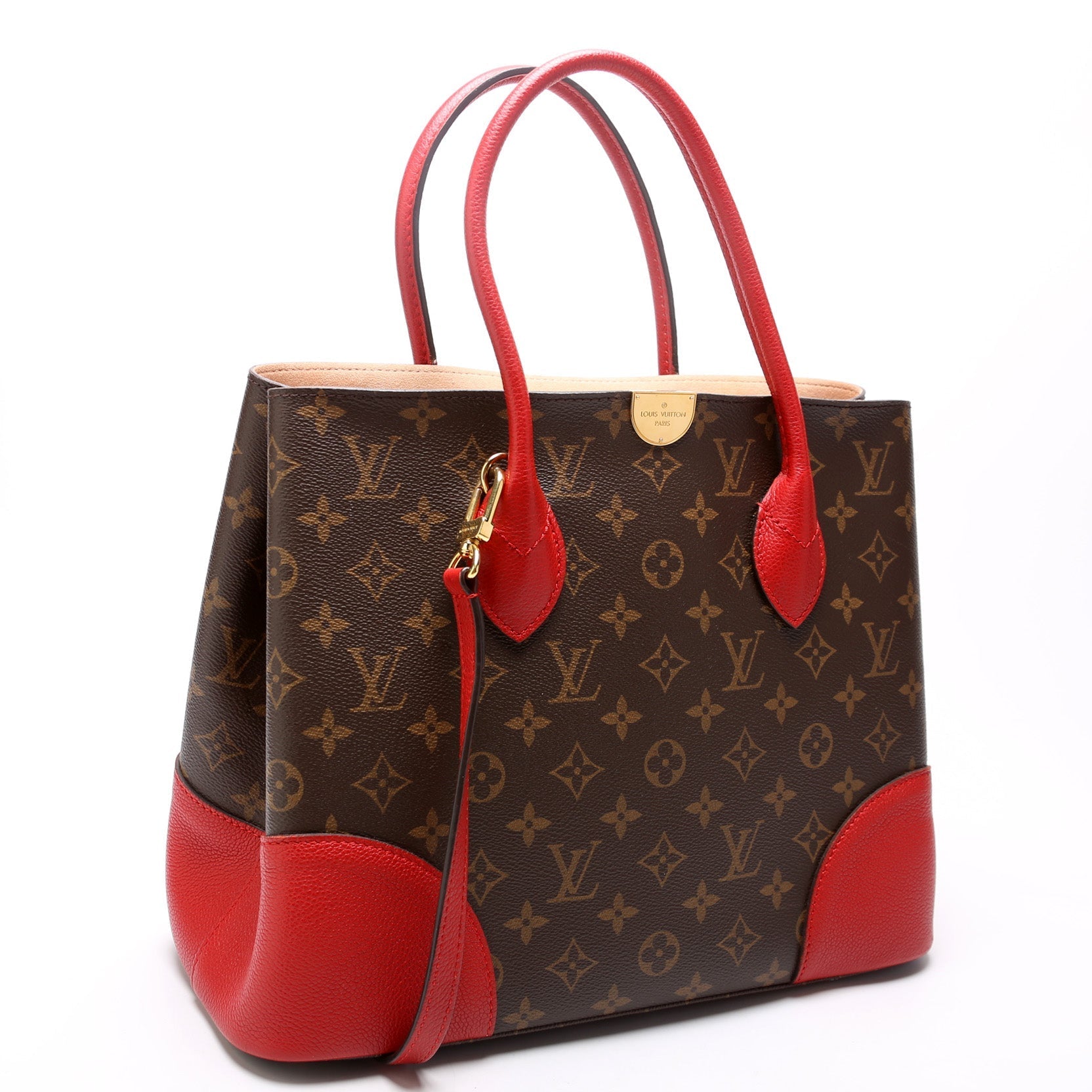 Louis Vuitton Flandrin Monogram Leather Handbag Leather 3