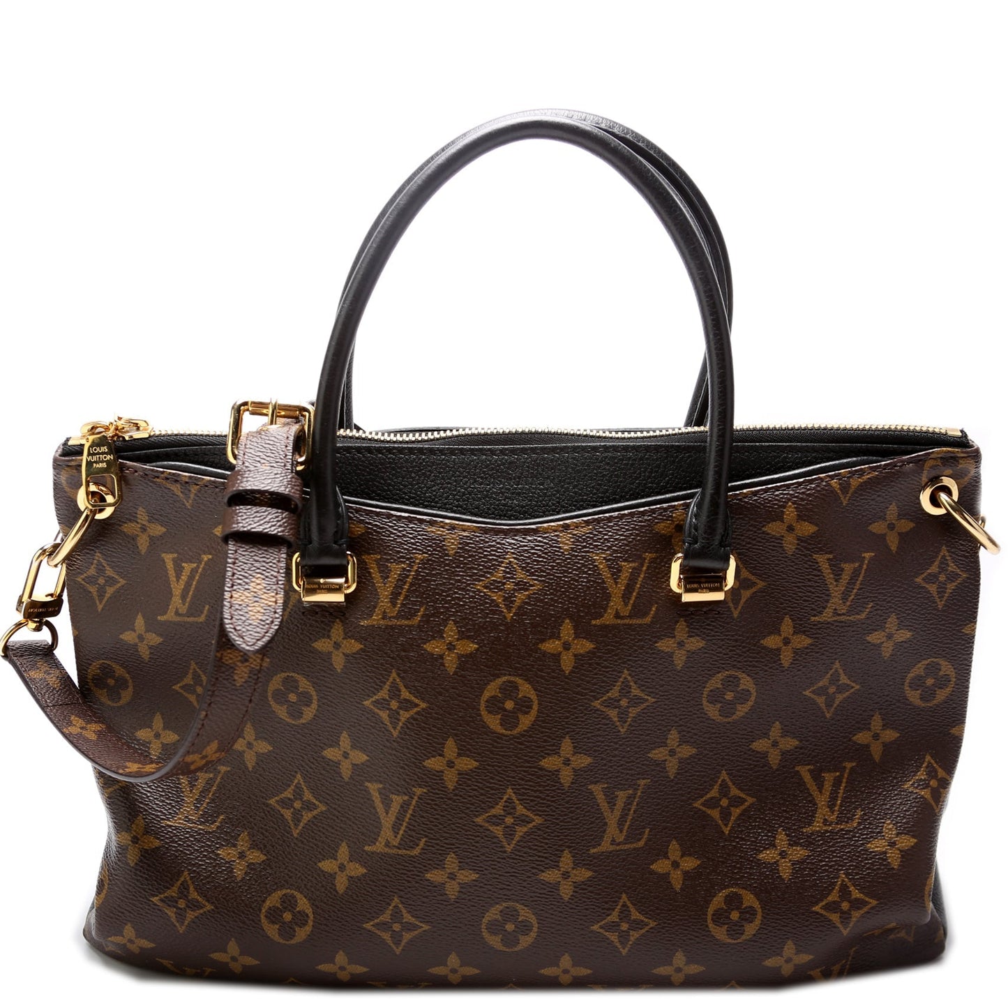 Louis Vuitton Pallas Side Monogram Leather Tote Bag