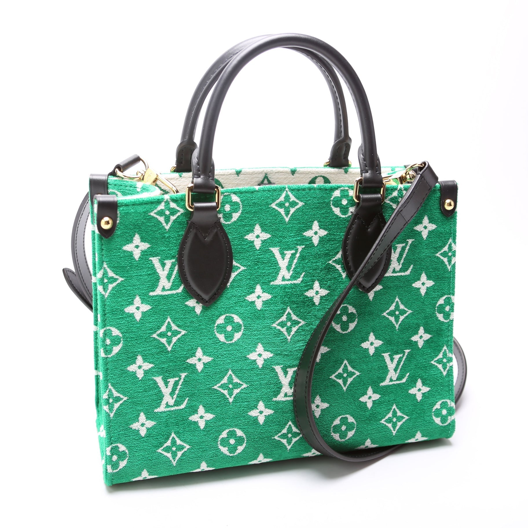 Louis Vuitton ONTHEGO Jacquard Veet Monogram Handbag